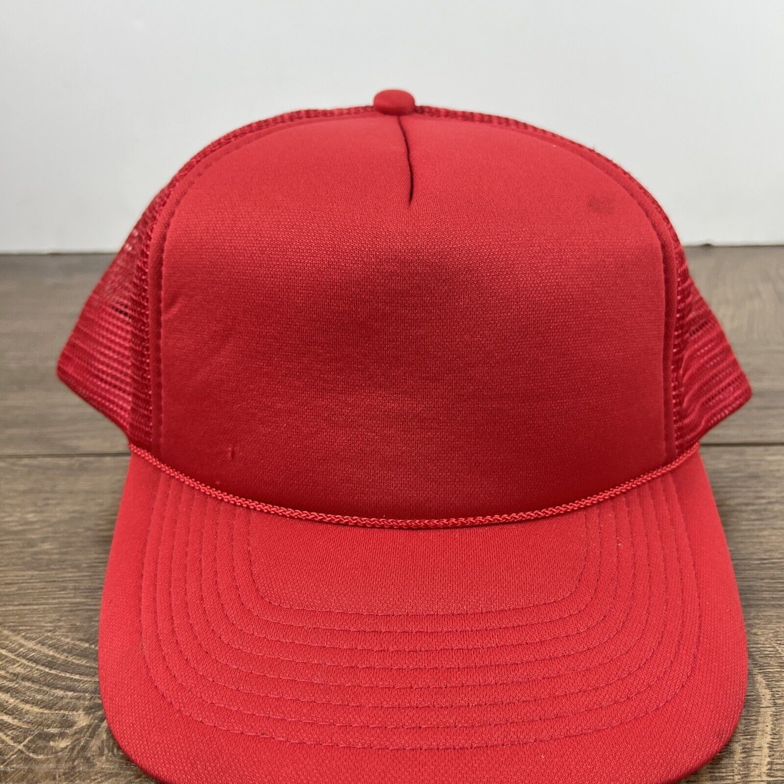 Other Plain Red Trucker Hat Red Hat Adjustable Adult Size Hat Red Size ONE SIZE - 6 Thumbnail
