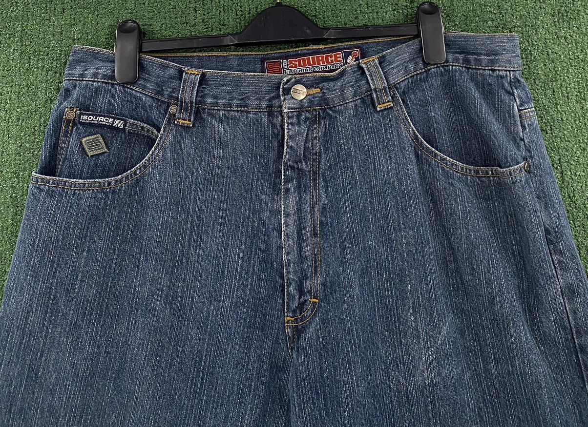 Other VTG 90’s The Source Hip Hop Embroidered Baggy Wide Leg Jeans Size US 38 / EU 54 - 3 Thumbnail
