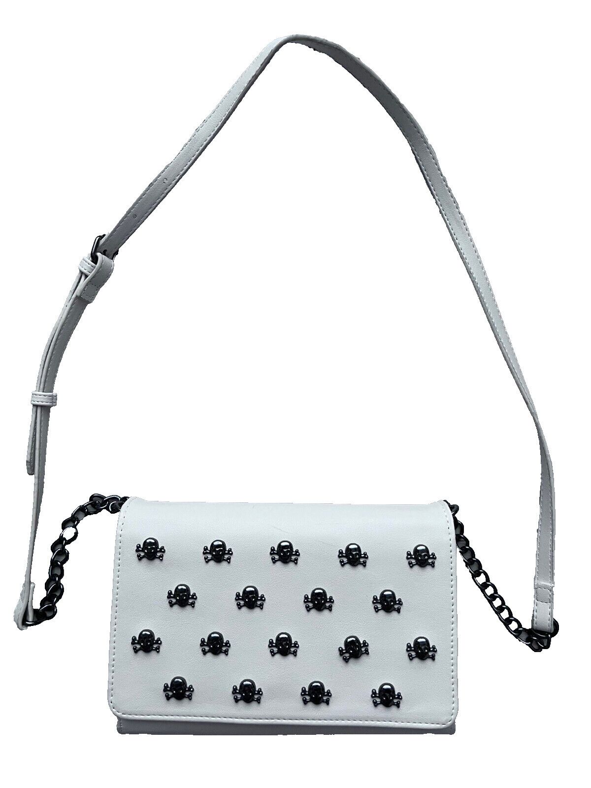 Betsey Johnson Betsey Johnson Xosybil Crossbody Skull Stud Bag Chalk Size ONE SIZE - 1 Thumbnail