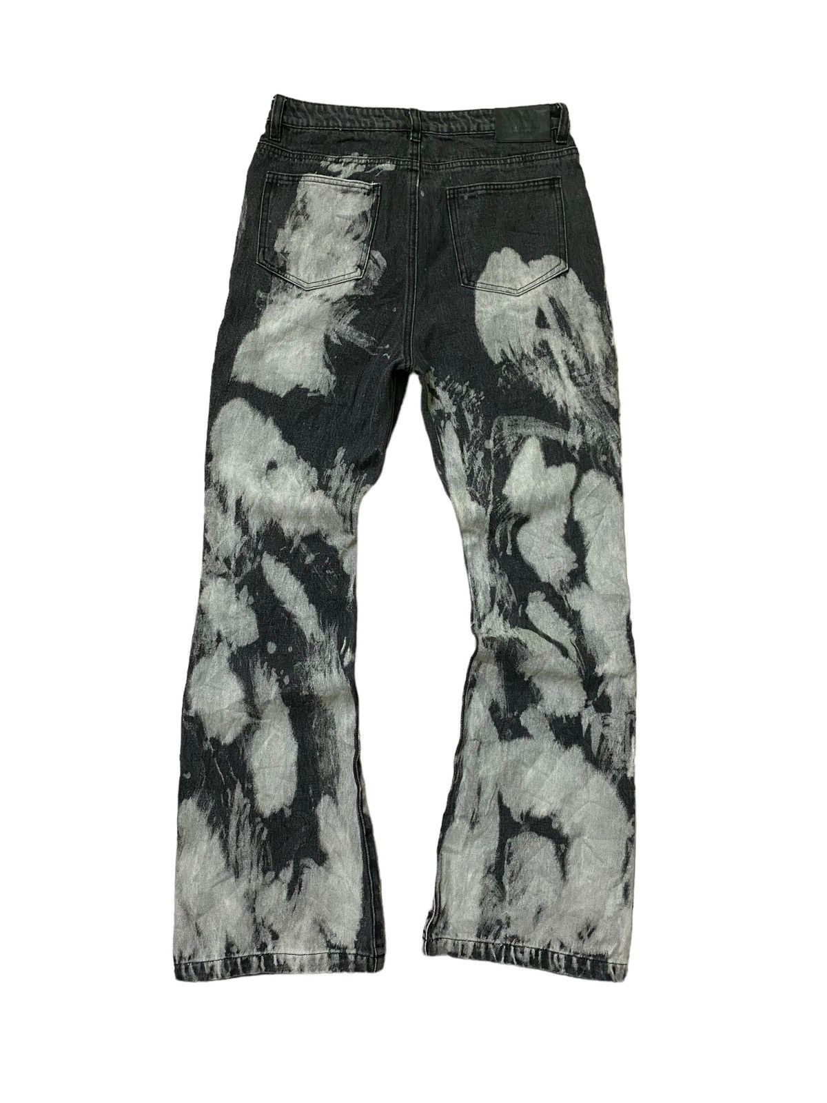 Hysteric Glamour FLARED G.O.C RICK OWENS STYLE ACID WASH DENIM Size US 28 / EU 44 - 2 Thumbnail