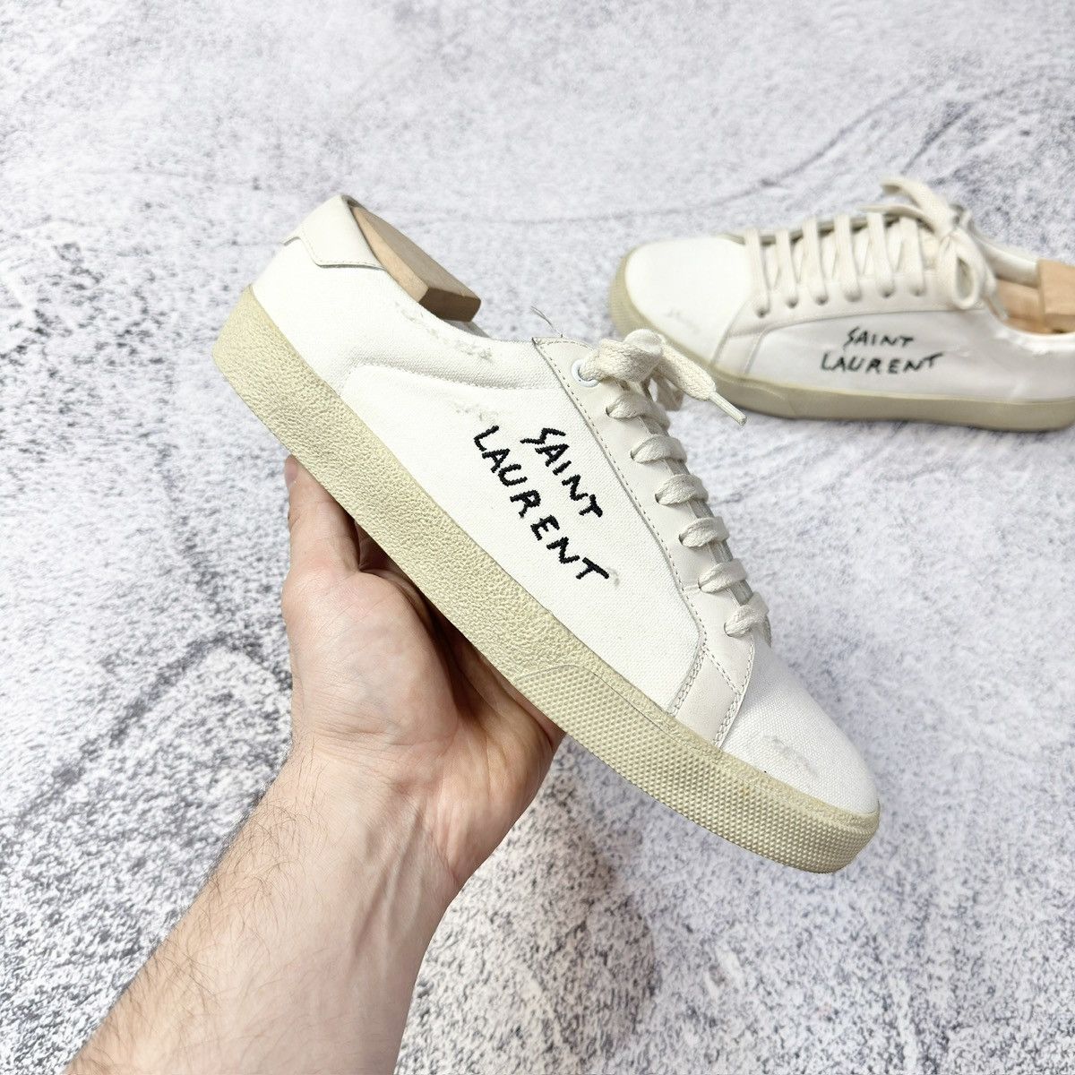Saint Laurent Paris Saint Laurent Court Classic 40 size 26cm Size US 10 / IT 40 - 6 Thumbnail