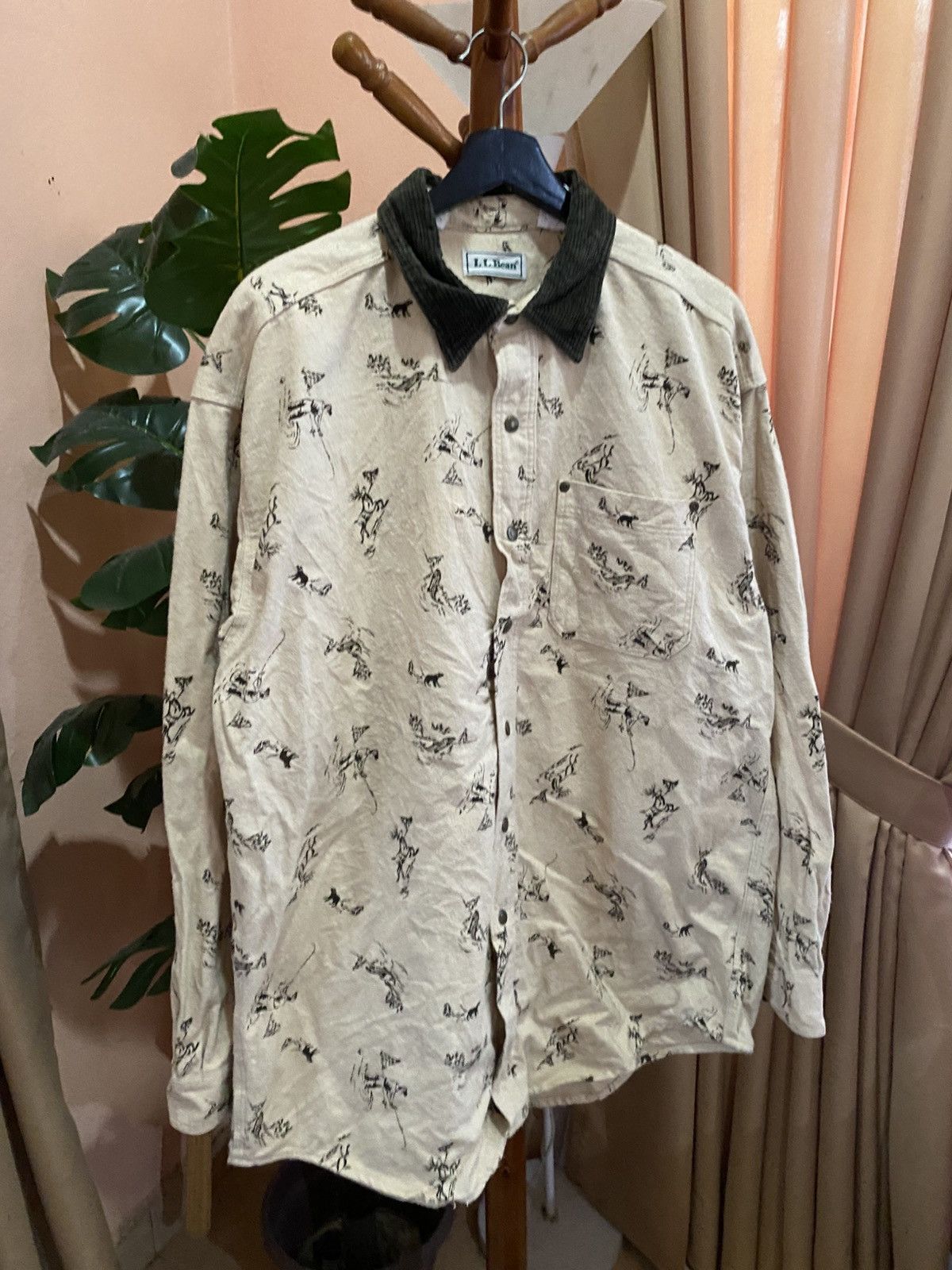 L.L. Bean L.L. Bean Outdoor Sportsman Shirt Hunting Print & Corduroy Size US L / EU 52-54 / 3 - 5 Thumbnail