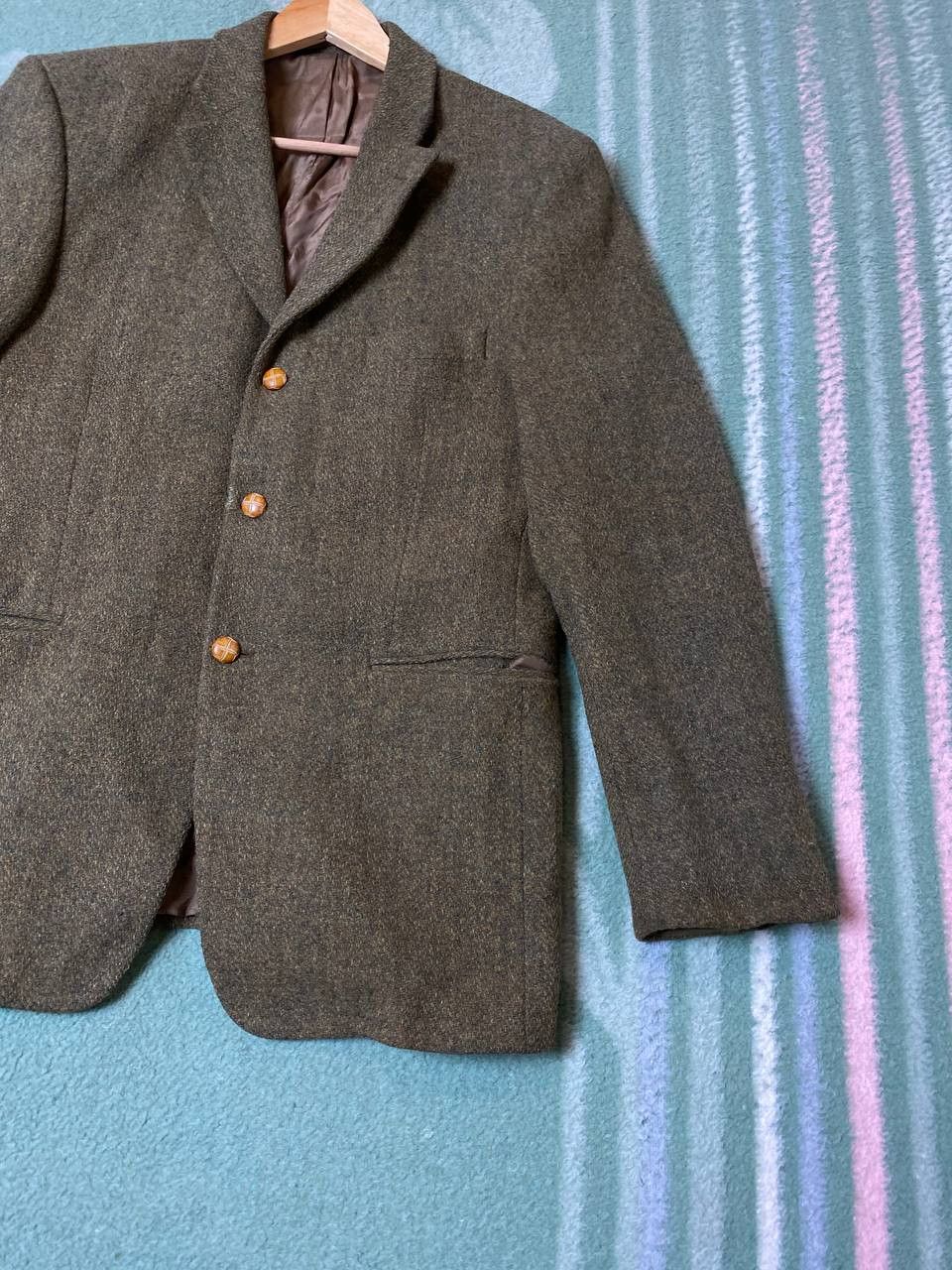 Harris Tweed vintage blazer Harris Tweed Y2K Streetwear 100% wool Size 40L - 5 Thumbnail