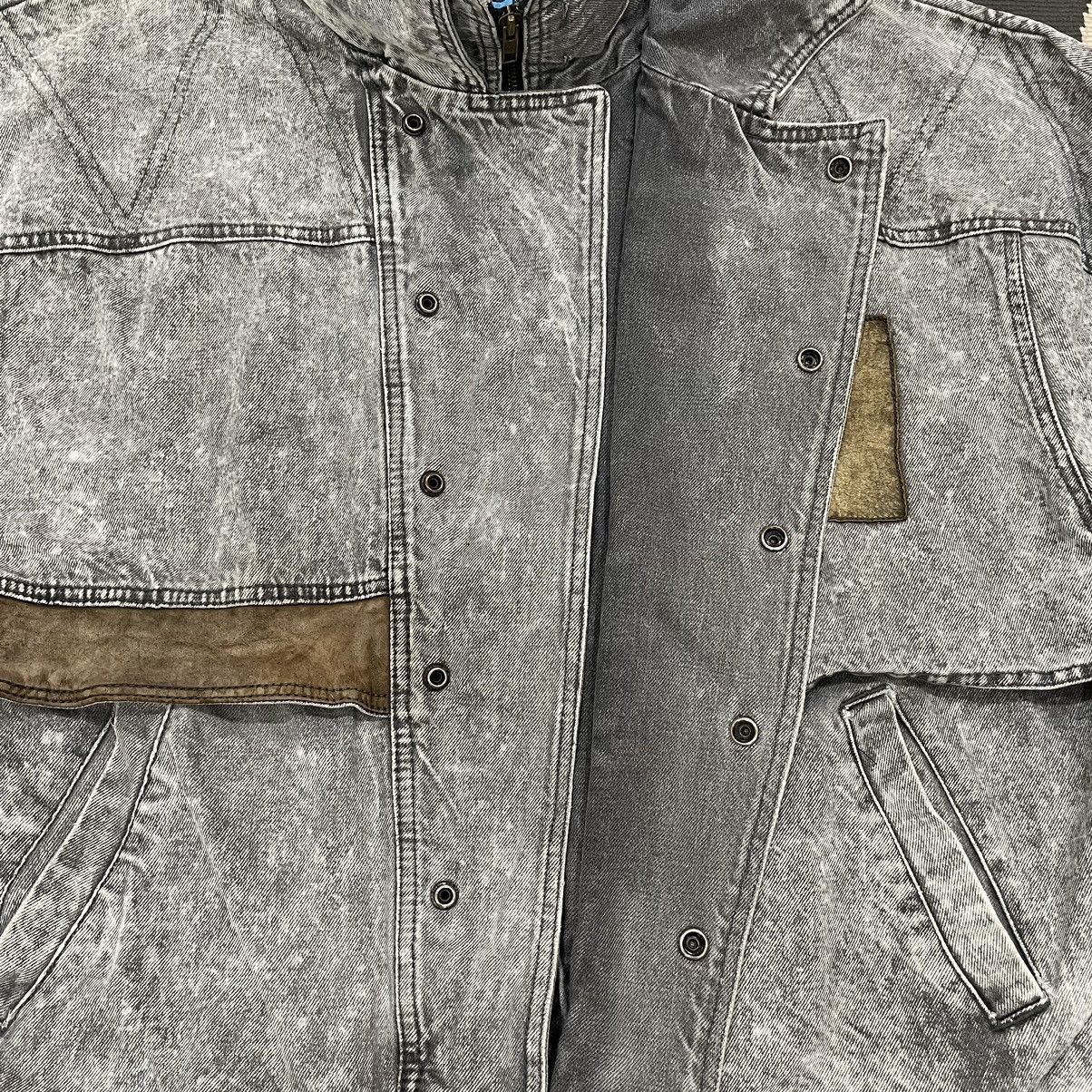 Designer × Giovanni Valentino × Vintage Vintage GIOVANNI Bondage Denim Jacket Size US XL / EU 56 / 4 - 17 Thumbnail