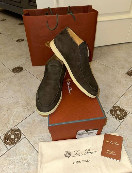 loro piana open walk brown
