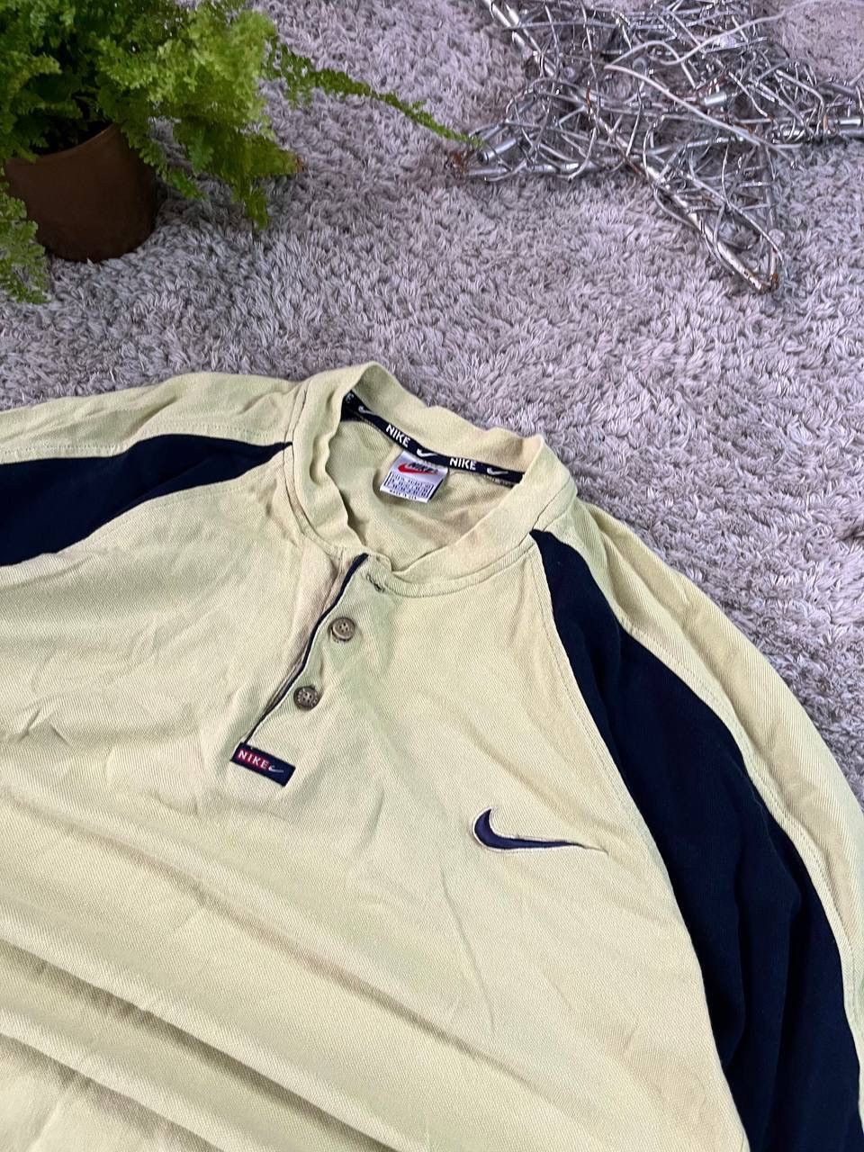 Nike × Vintage 90s Nike T-Shirt Vintage Streetwear Swoosh Logo Oversize Size US XL / EU 56 / 4 - 3 Thumbnail