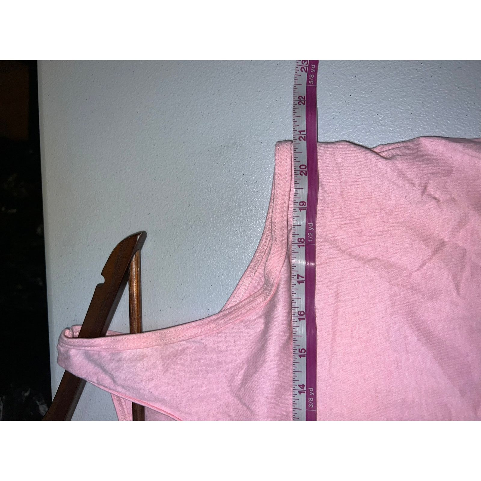 Signal Sport 80s Vintage Signal Mega-Tee Pink Blank Tank Shirt Top VTG L Size US L / EU 52-54 / 3 - 8 Thumbnail