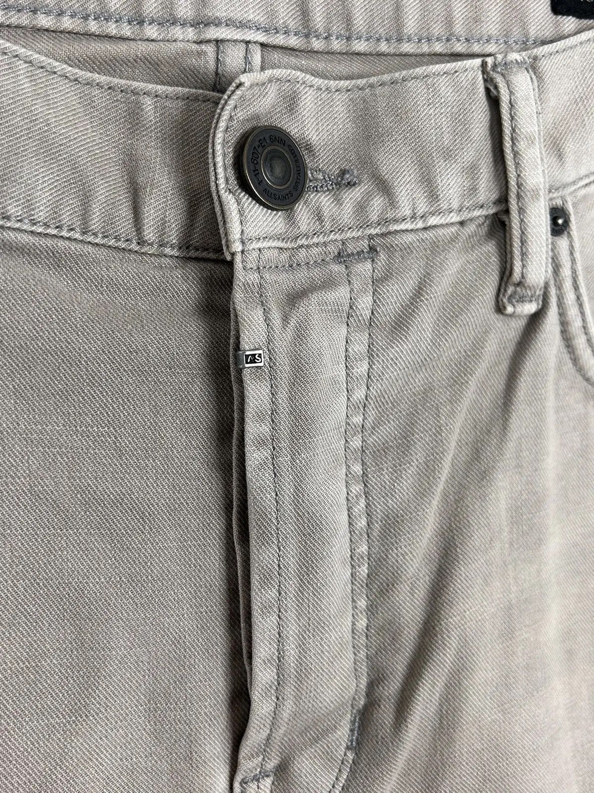 Allsaints Allsaints Cigarette Denim Grey Jeans In Size 32 Size US 32 / EU 48 - 3 Thumbnail