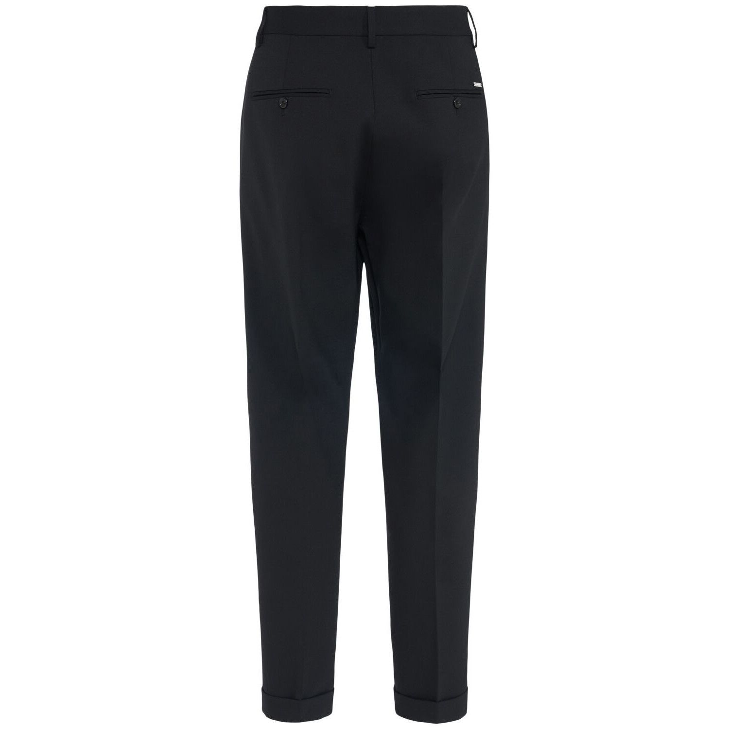 Dsquared2 DSQUARED2 Black One Pleat Pants New & Authentic (Men's size: Size US 40 / EU 56 - 2 Thumbnail