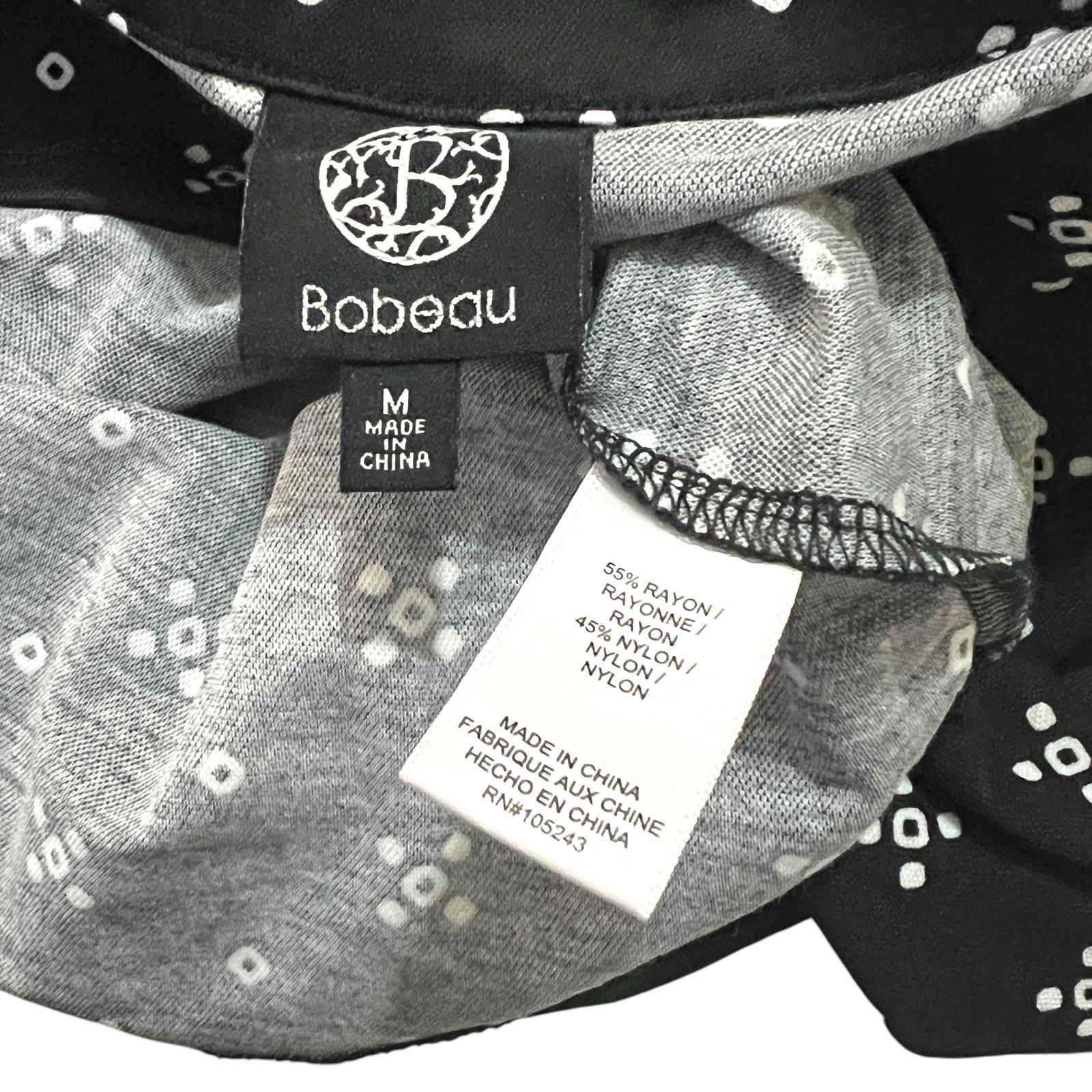 Other Elastic Short Sleeve Piqué Patterned Collared Split Neck Top Size M / US 6-8 / IT 42-44 - 4 Thumbnail