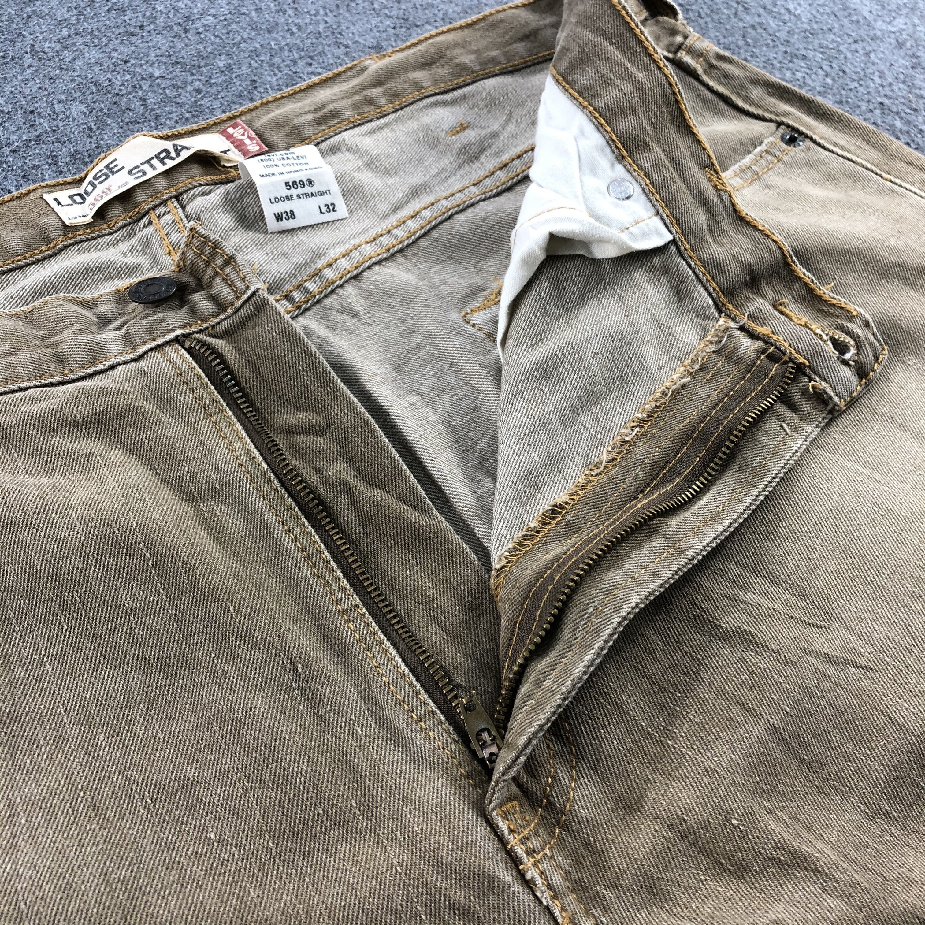 Levi's Vintage Earth Tone Levis 569 Jeans-J1228 Size US 40 / EU 56 - 8 Thumbnail