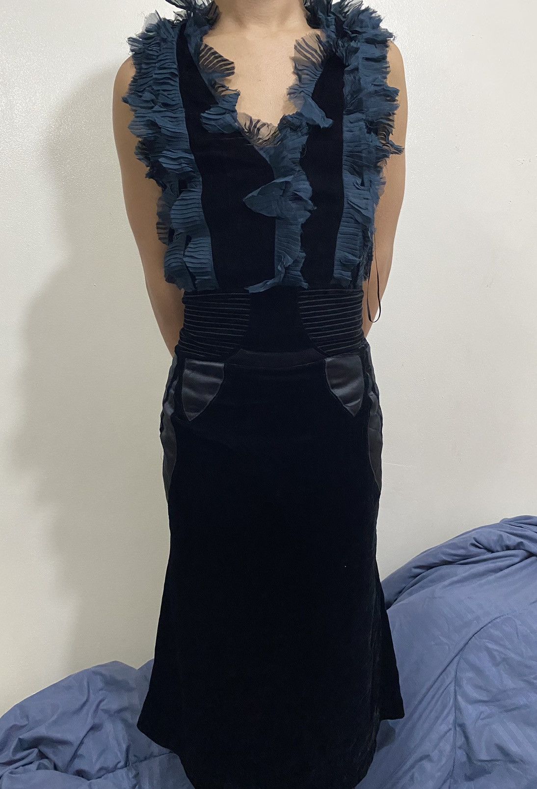 Bottega Veneta Bottega Veneta Ruffled Cocktail Dress Size XS / US 0-2 / IT 36-38 - 8 Thumbnail