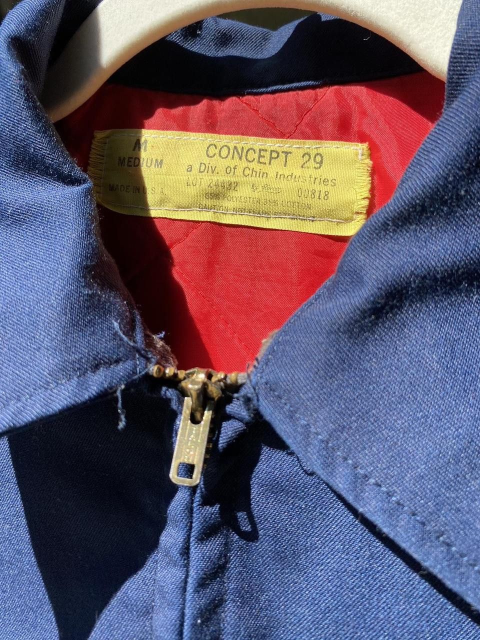 Vintage Rivco Concept 29 60s Navy Quilt China Workwear Jacket Medium Size US M / EU 48-50 / 2 - 8 Thumbnail