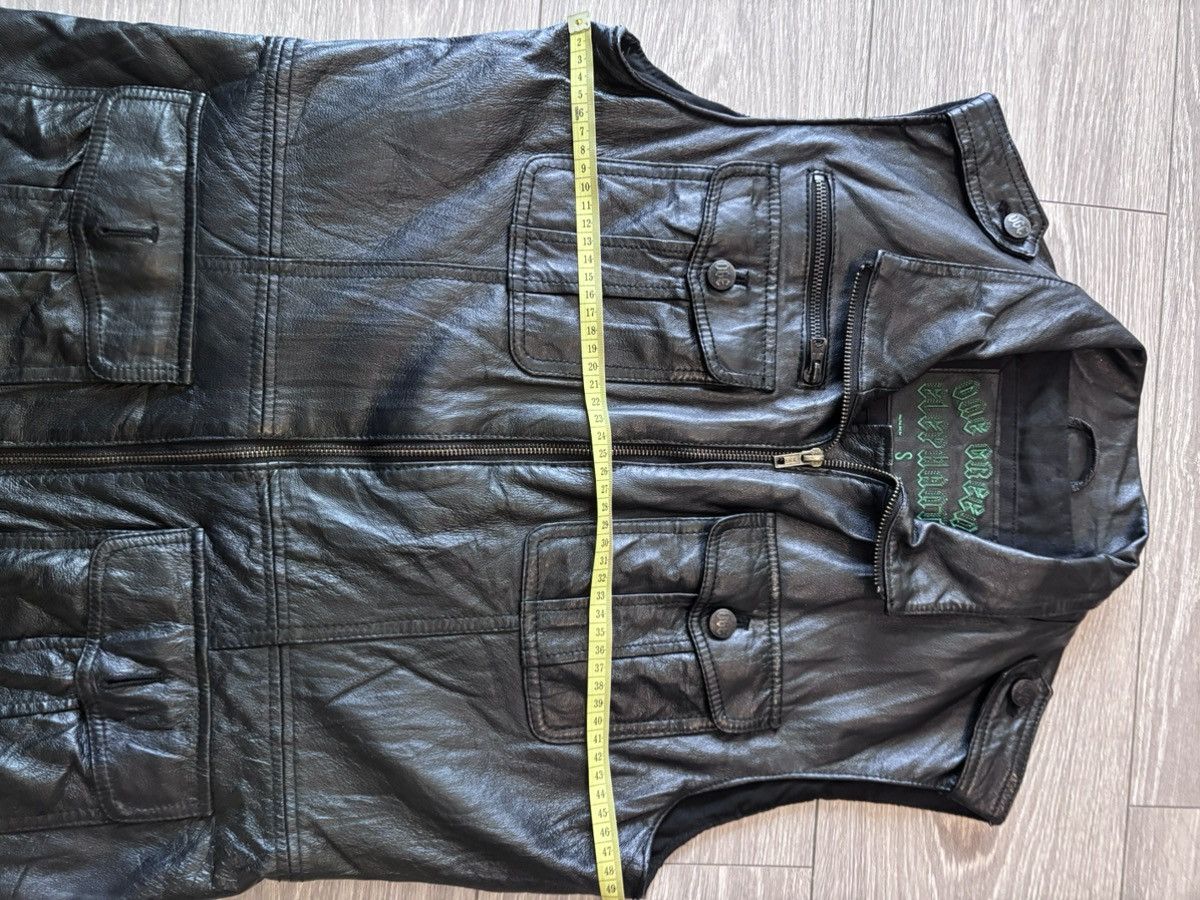 Genuine Leather × Leather × Vintage Vintage Leather Biker Jacket Size US S / EU 44-46 / 1 - 4 Thumbnail