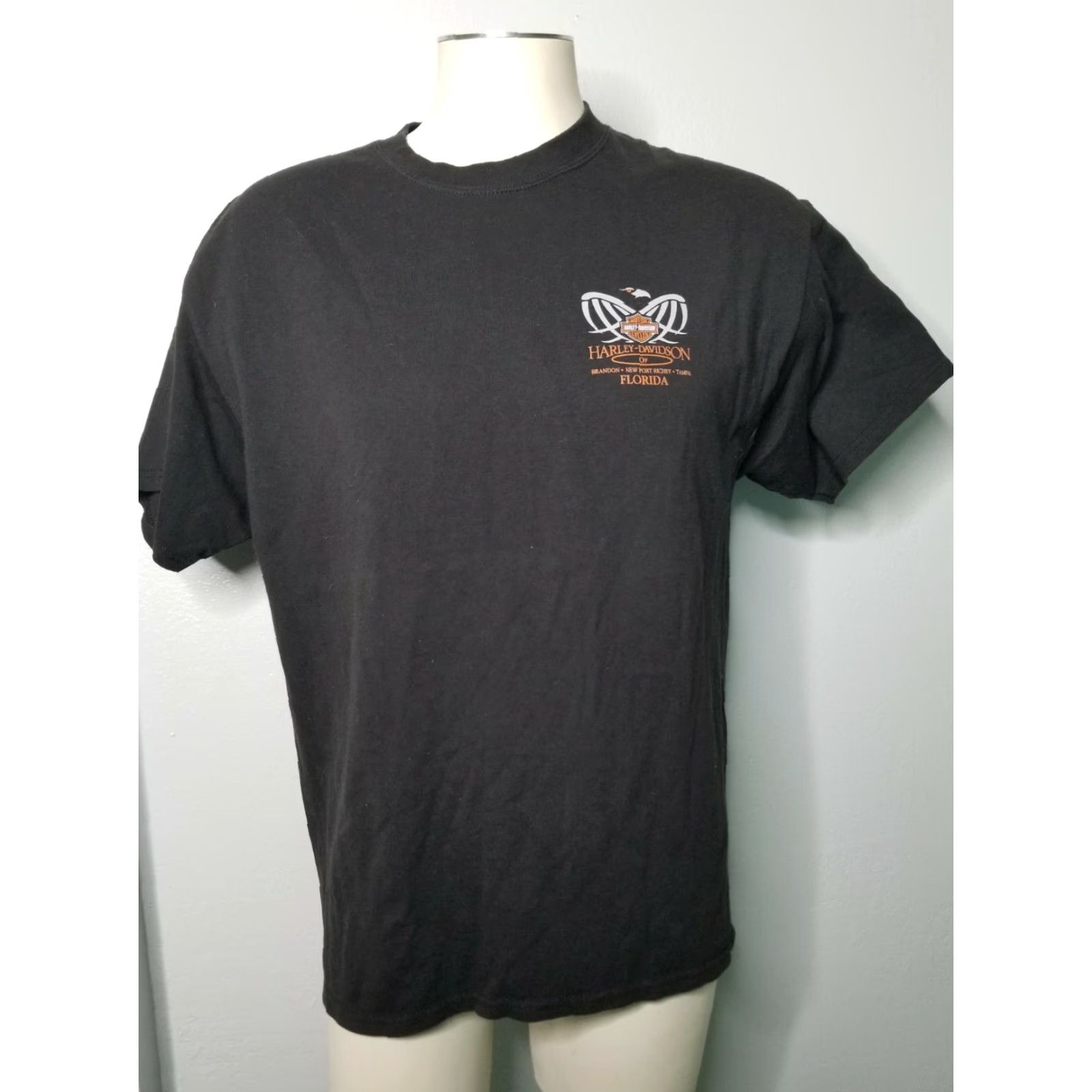 Harley Davidson Harley Davidson Shirt Mens L I Got Mine New Port Richey FL T Shirt Motorcycle Biker Size US L / EU 52-54 / 3 - 2 Thumbnail