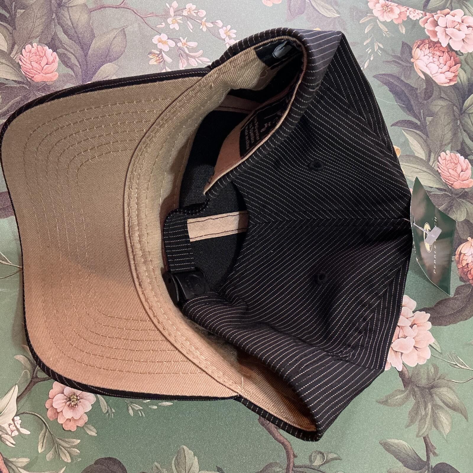Lone Cypress By Pebble Beach Pebble Beach Golf Links Adjustable Hat Cap Black Pinstripe Size ONE SIZE - 6 Thumbnail