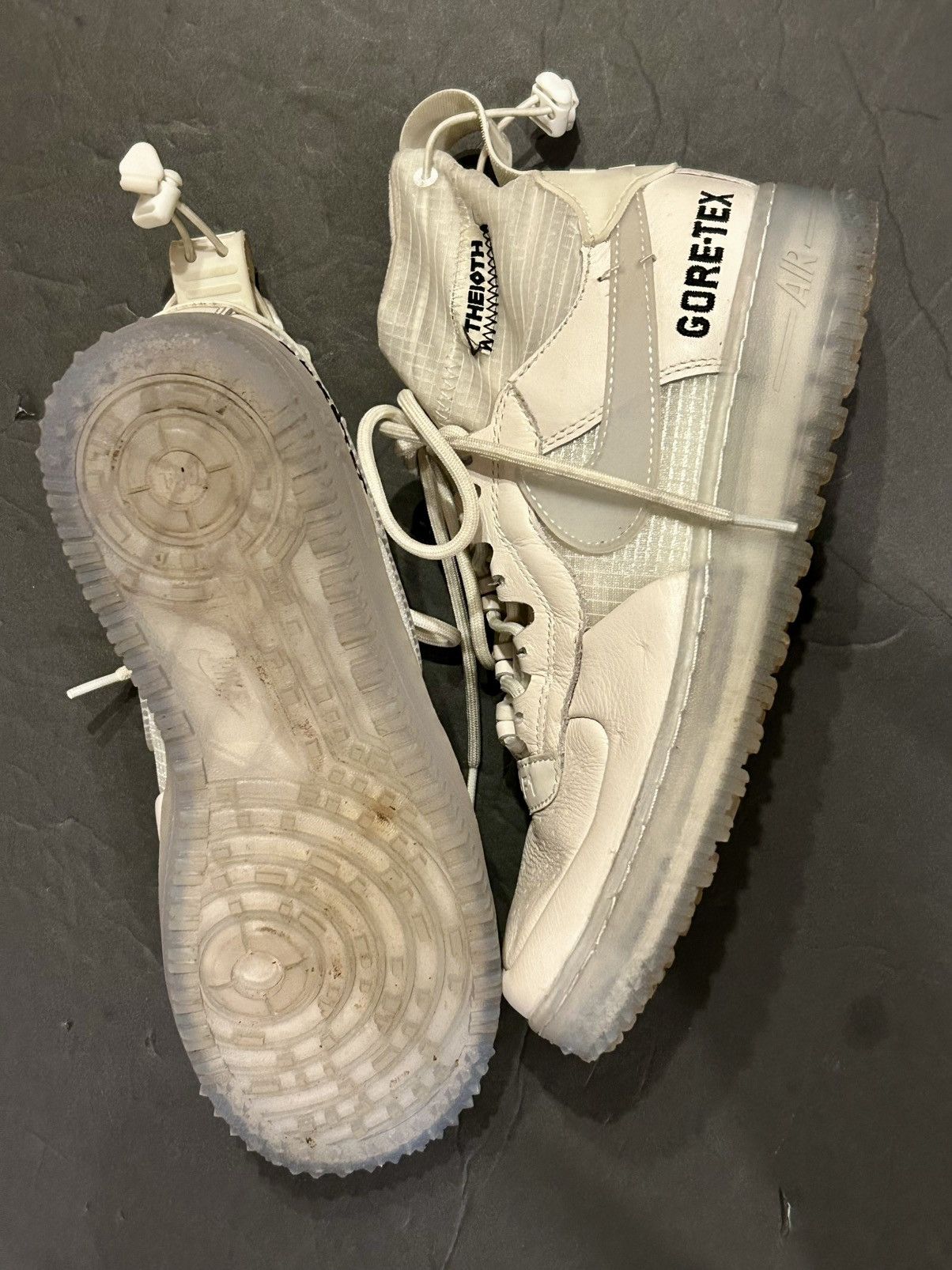 Goretex × Nike Nike Air Force 1 High Gore-Tex Phantom White Size US 7.5 / EU 40-41 - 5 Thumbnail