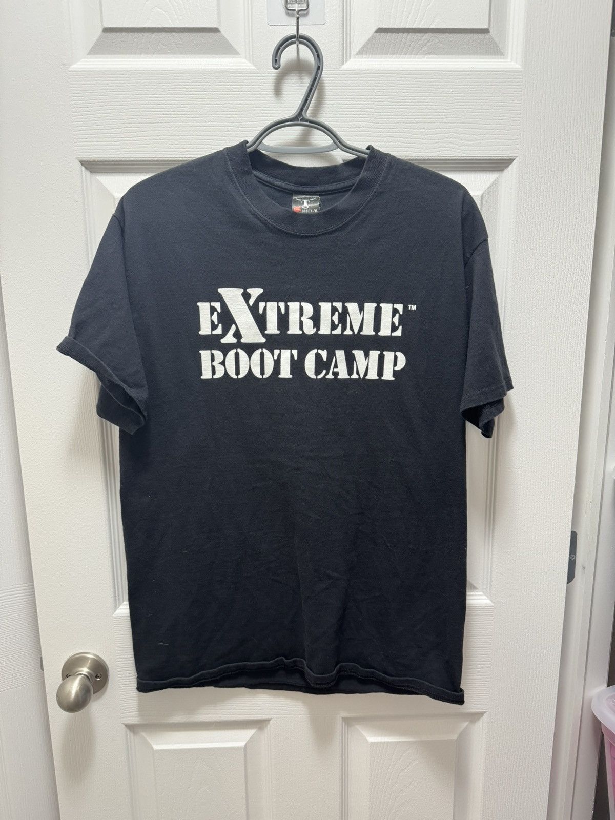 Hanes Hanes Beefy eXtreme Boot Camp Military Vintage Shirt Rare Size US L / EU 52-54 / 3 - 1 Thumbnail