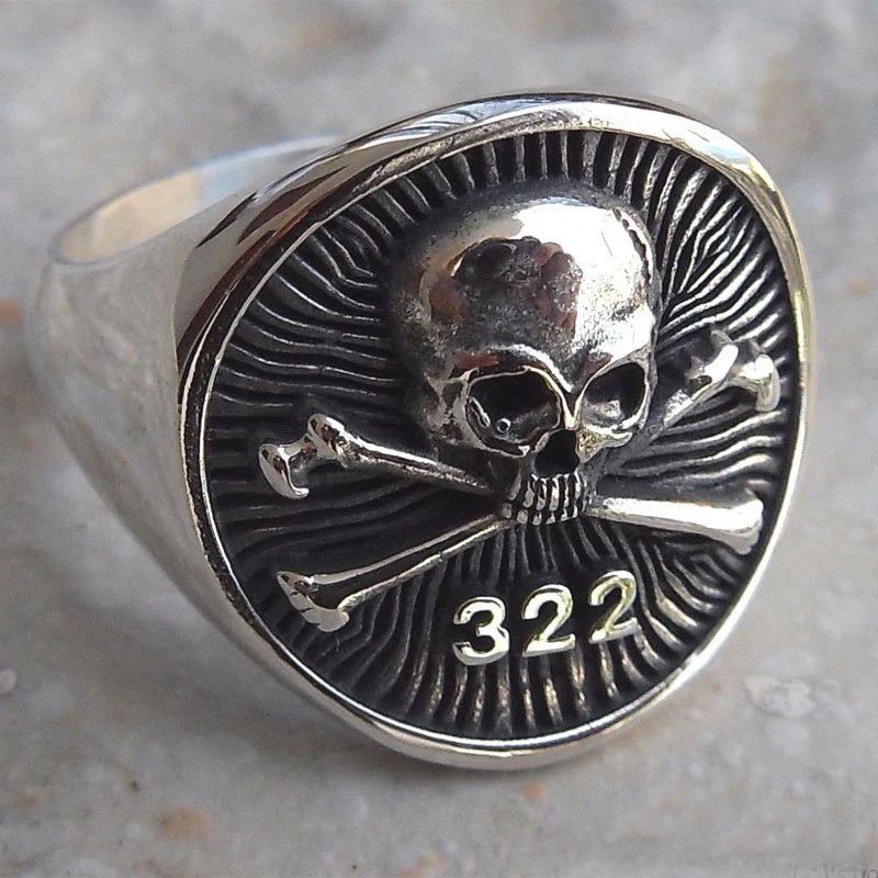 Japanese Brand × Jewelry × Vintage Unique Cranium Biker Ring Size ONE SIZE - 3 Thumbnail
