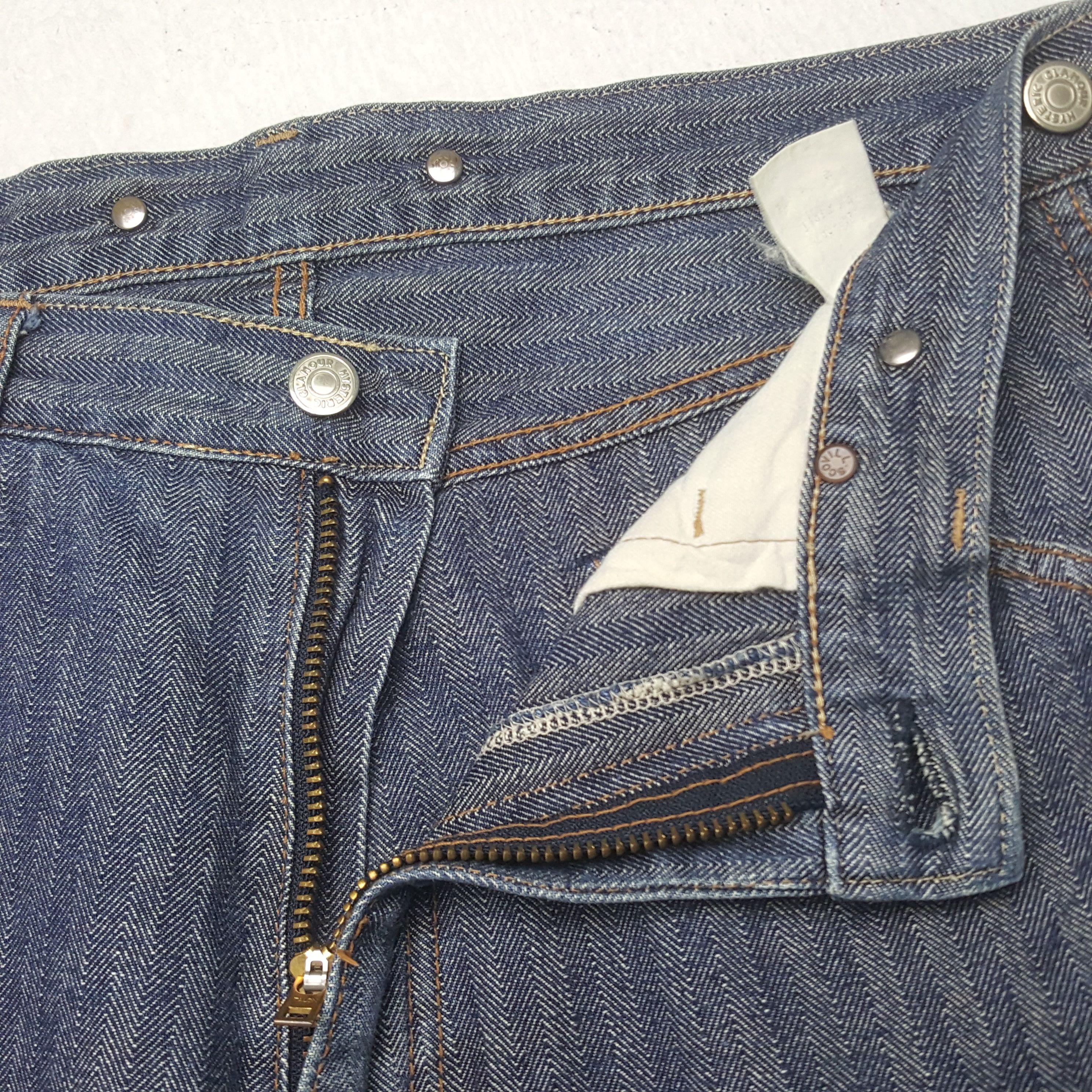 Hysteric Glamour × Japanese Brand × Vintage Vintage Hysteric Glamour Custom Art Logo Denim Jeans Size US 32 / EU 48 - 12 Thumbnail