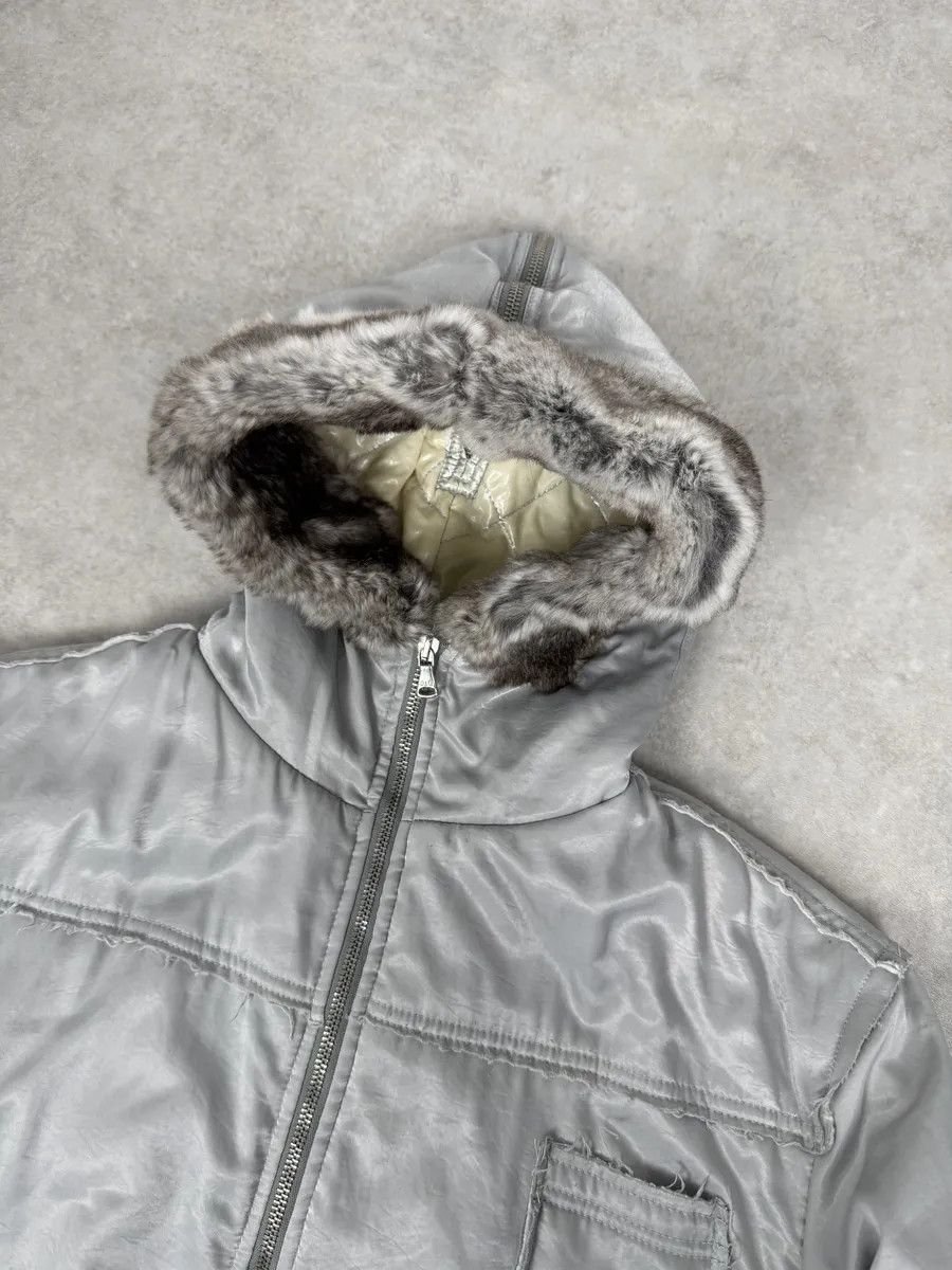 Dolce & Gabbana AW2004 Dolce & Gabbana Grey Aviator Patchwork Bomber Jacket Size US M / EU 48-50 / 2 - 14 Thumbnail