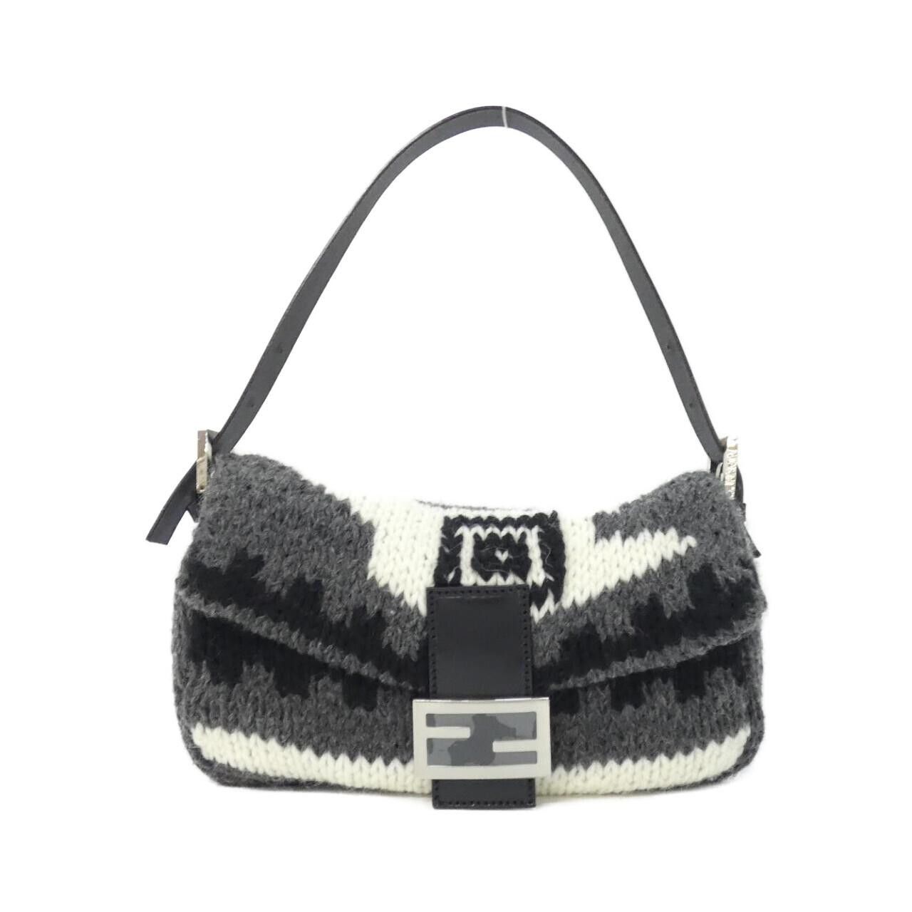 Fendi Fendi Fendi Baguette Knit Shoulder Bag Textile Shoulder Bag 16059 DUTY FREE for USA Size ONE SIZE - 1 Thumbnail