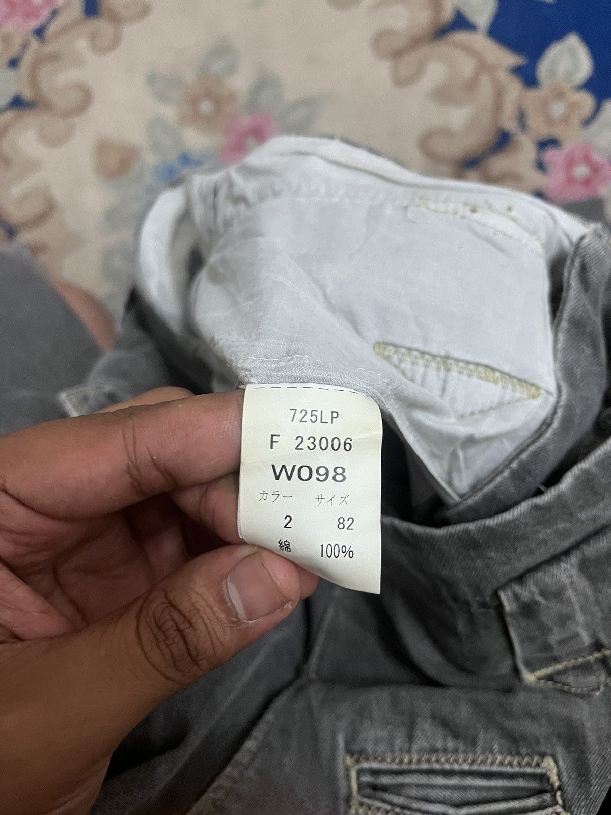 Japanese Brand Vintage Ginwash Grey Monster Workwear Baggy Carpenter Denim Size US 32 / EU 48 - 19 Thumbnail