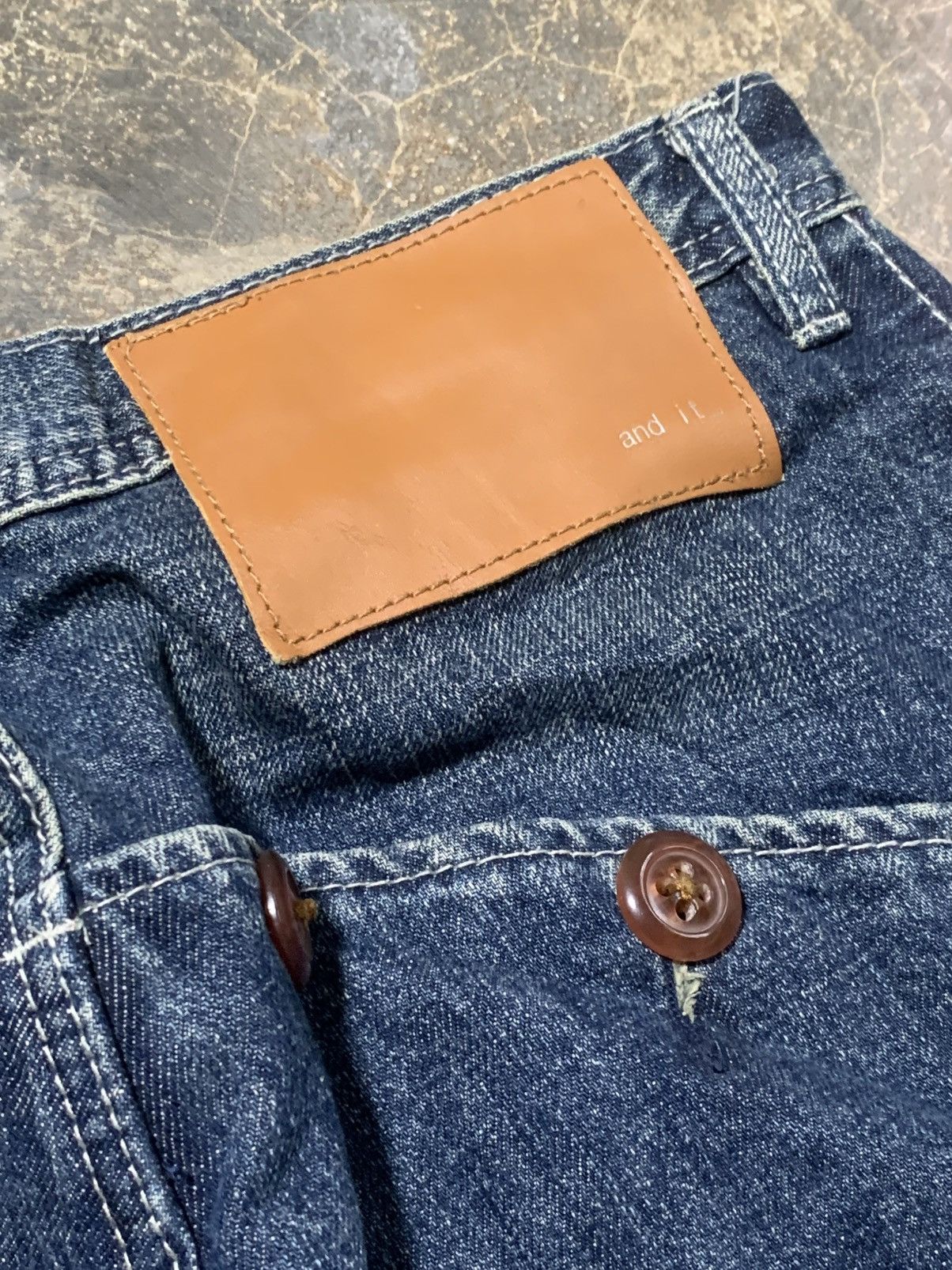Japanese Brand And it_ japan drop crotch jeans Size US 28 / EU 44 - 4 Thumbnail