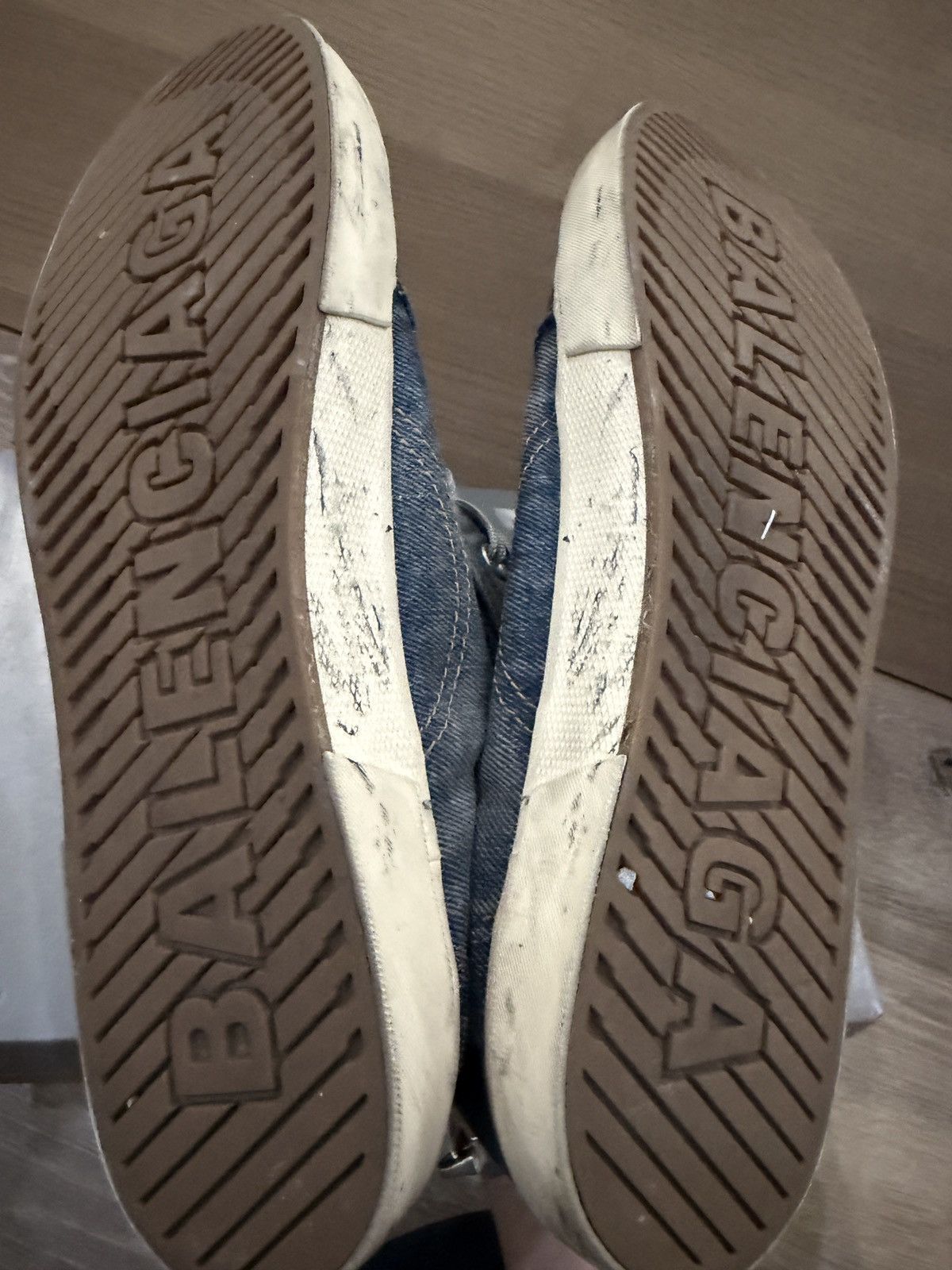 Balenciaga Balenciaga Paris denim sneakers Size US 9 / EU 42 - 7 Thumbnail