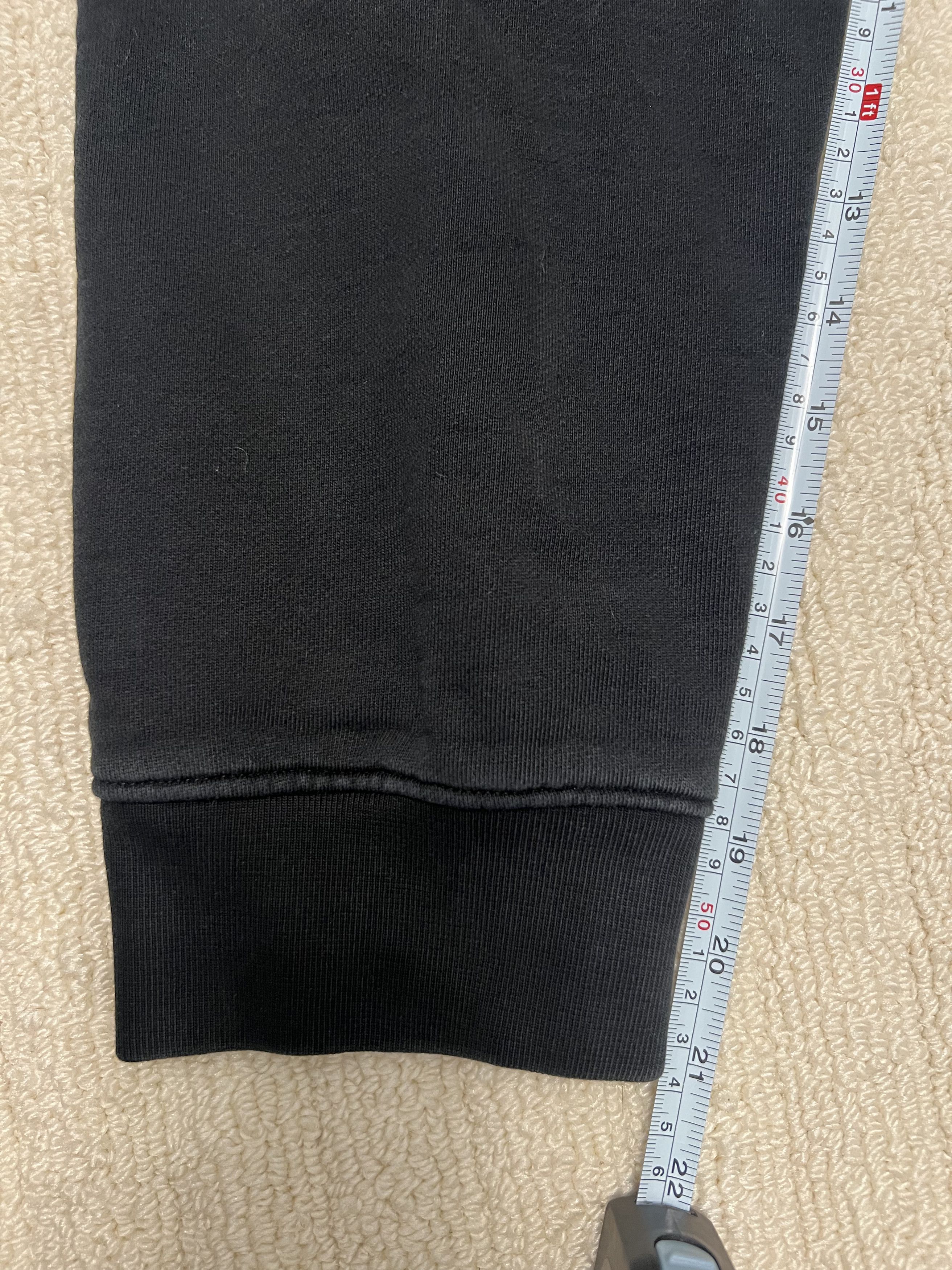 Moncler Black Logo Cuffed Jogger Size US 30 / EU 46 - 9 Thumbnail