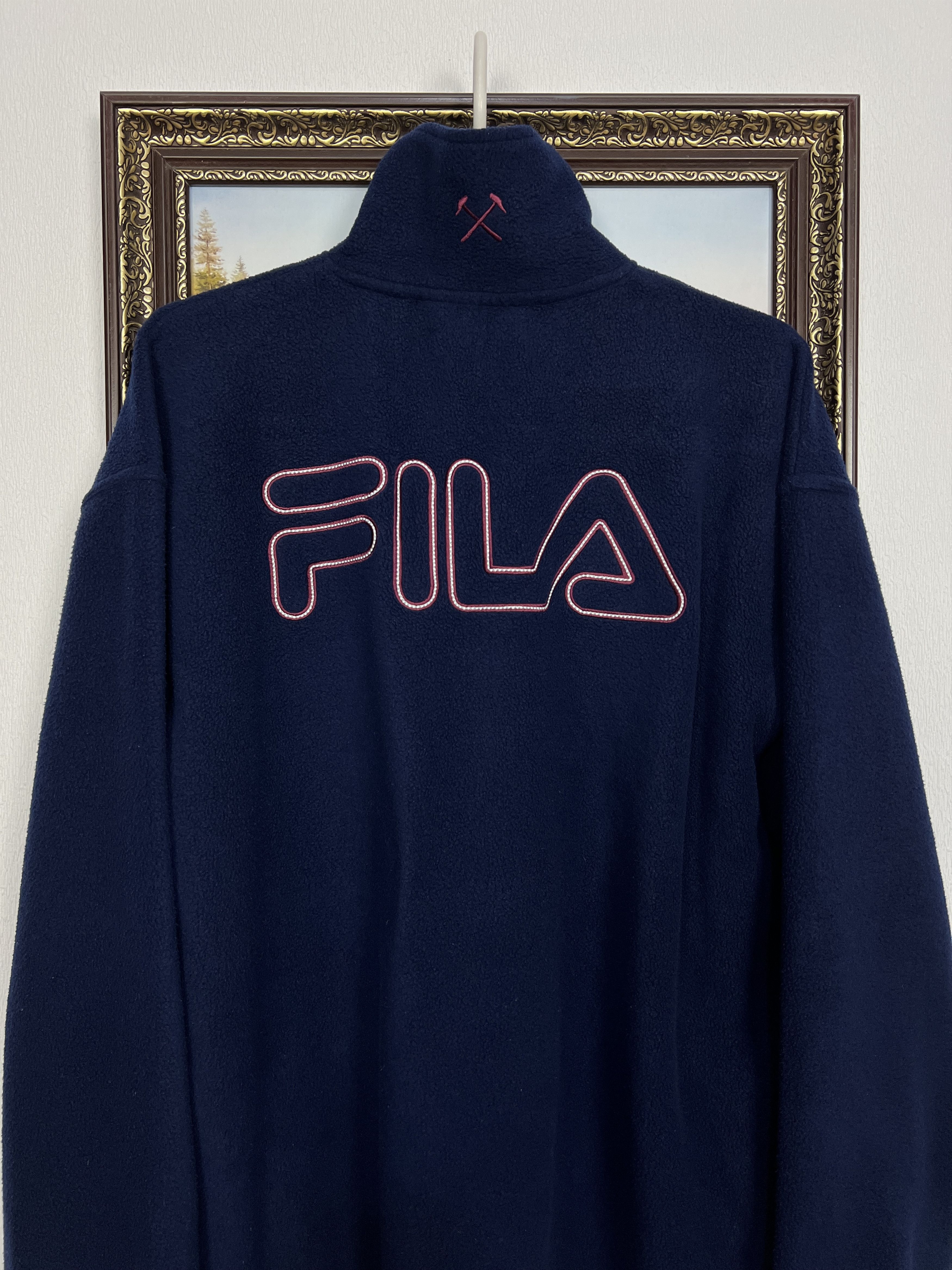 Fila Vintage West Ham United Football Fleece Jacket Soccer Track Size US M / EU 48-50 / 2 - 10 Thumbnail