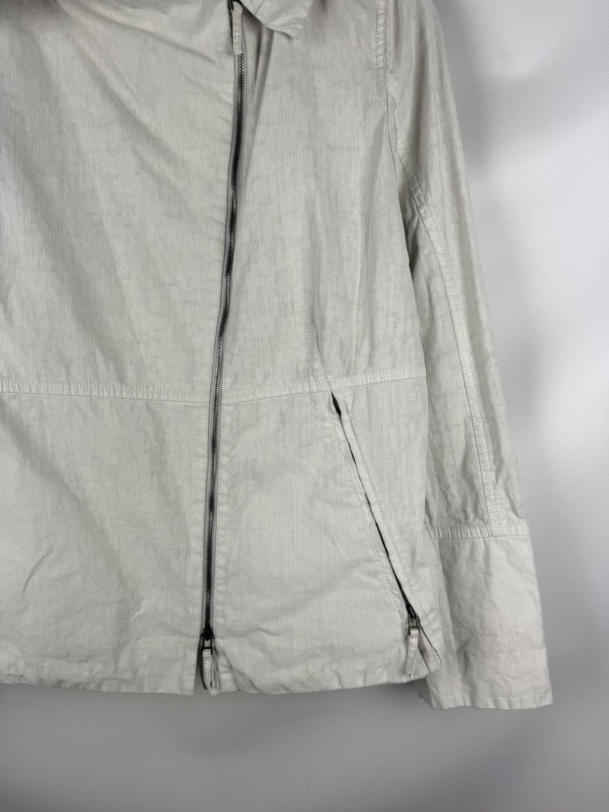 Annette Gortz Annette Gortz Avant-Garde Cotton Linen Biker Full Zip Jacket Size S / US 4 / IT 40 - 3 Thumbnail