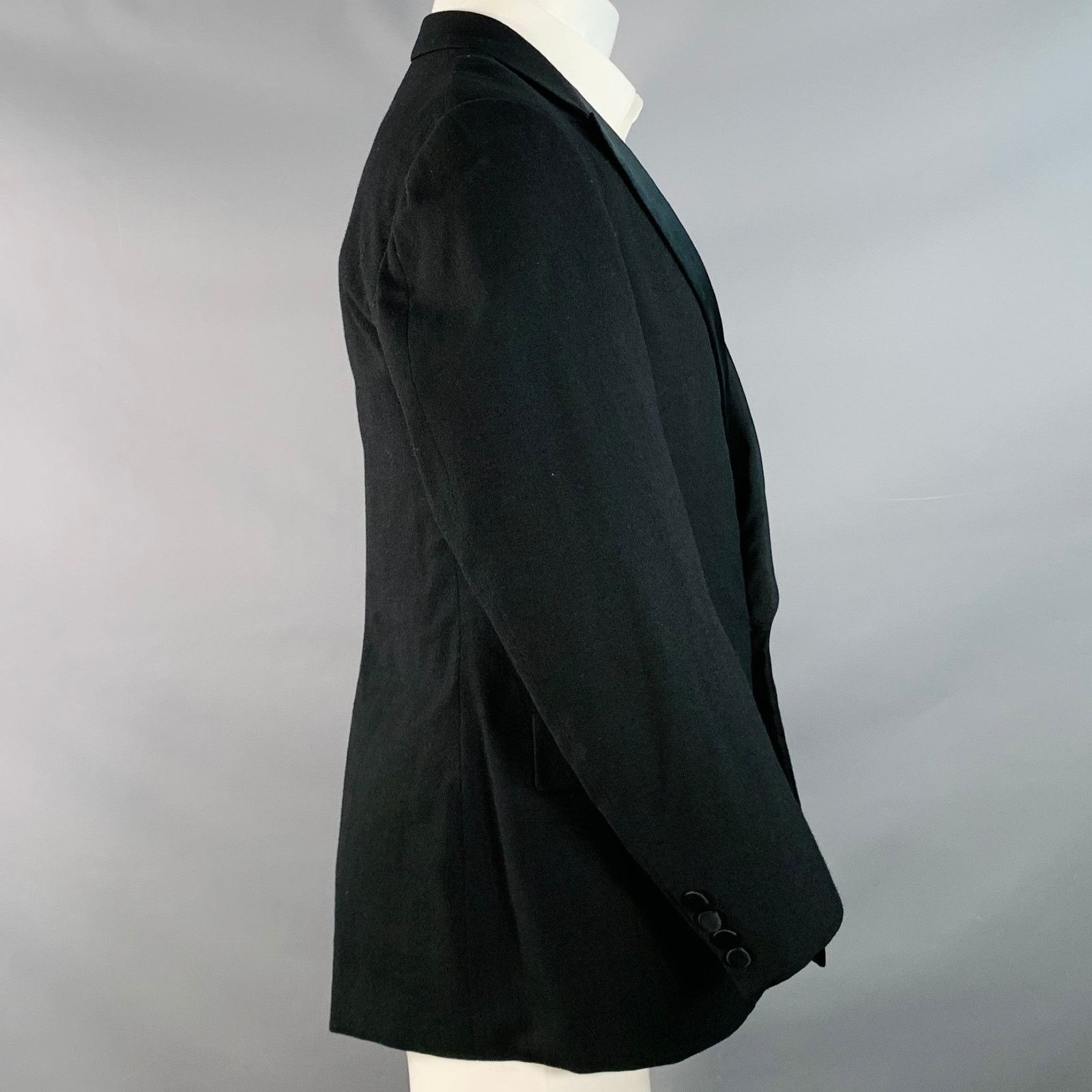 Paul Stuart PAUL STUART Size 40 Breasted Peak Lapel Tuxedo Sport Coat Size 40R - 3 Thumbnail