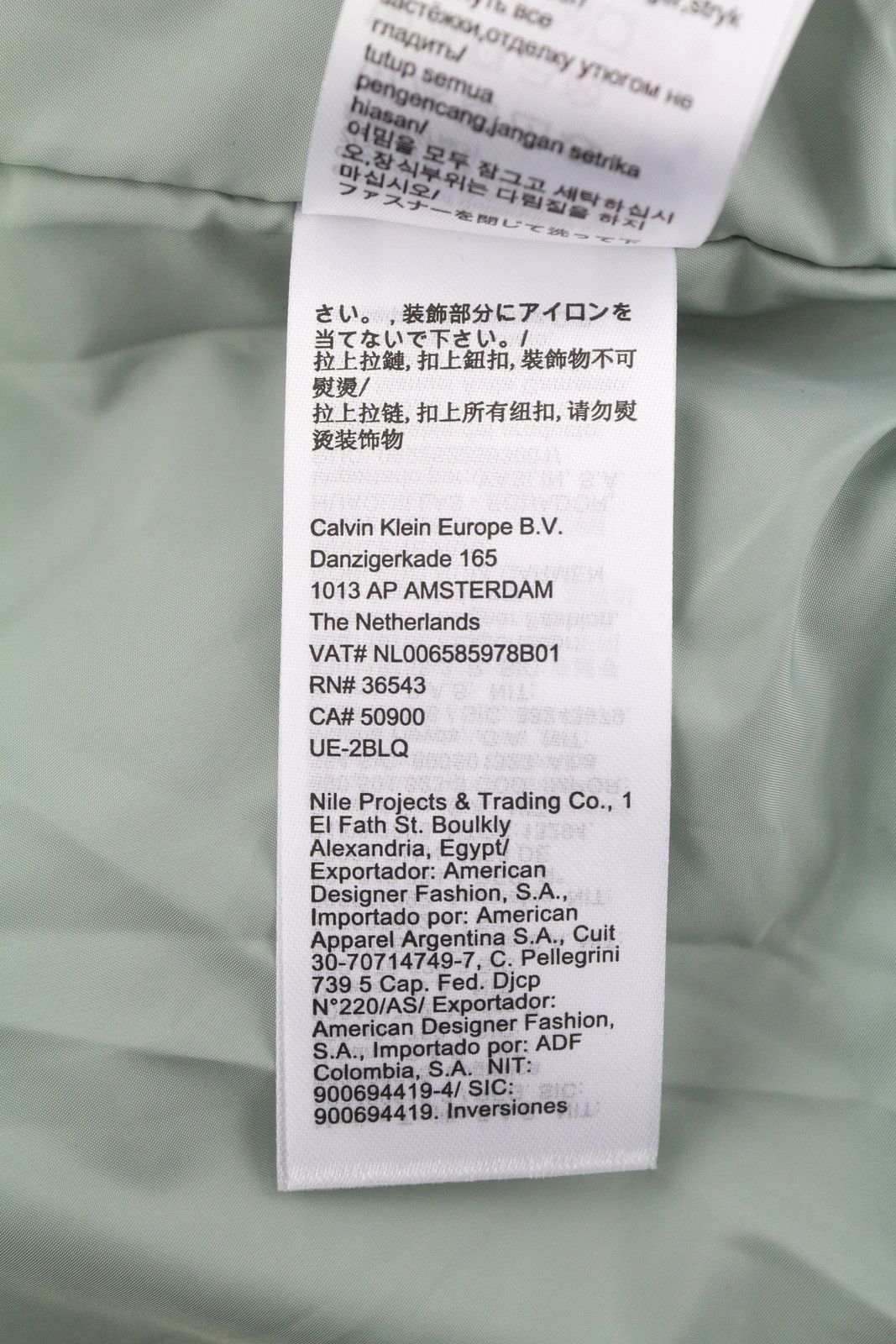 Calvin Klein S Slate Grey Insulated Full Zip Bomber 87430 Size US S / EU 44-46 / 1 - 10 Thumbnail