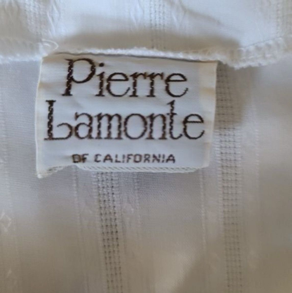 Vintage Pierre Lamonte S-M cream ivory lace eyelet Vintage cottage Size M / US 6-8 / IT 42-44 - 4 Thumbnail
