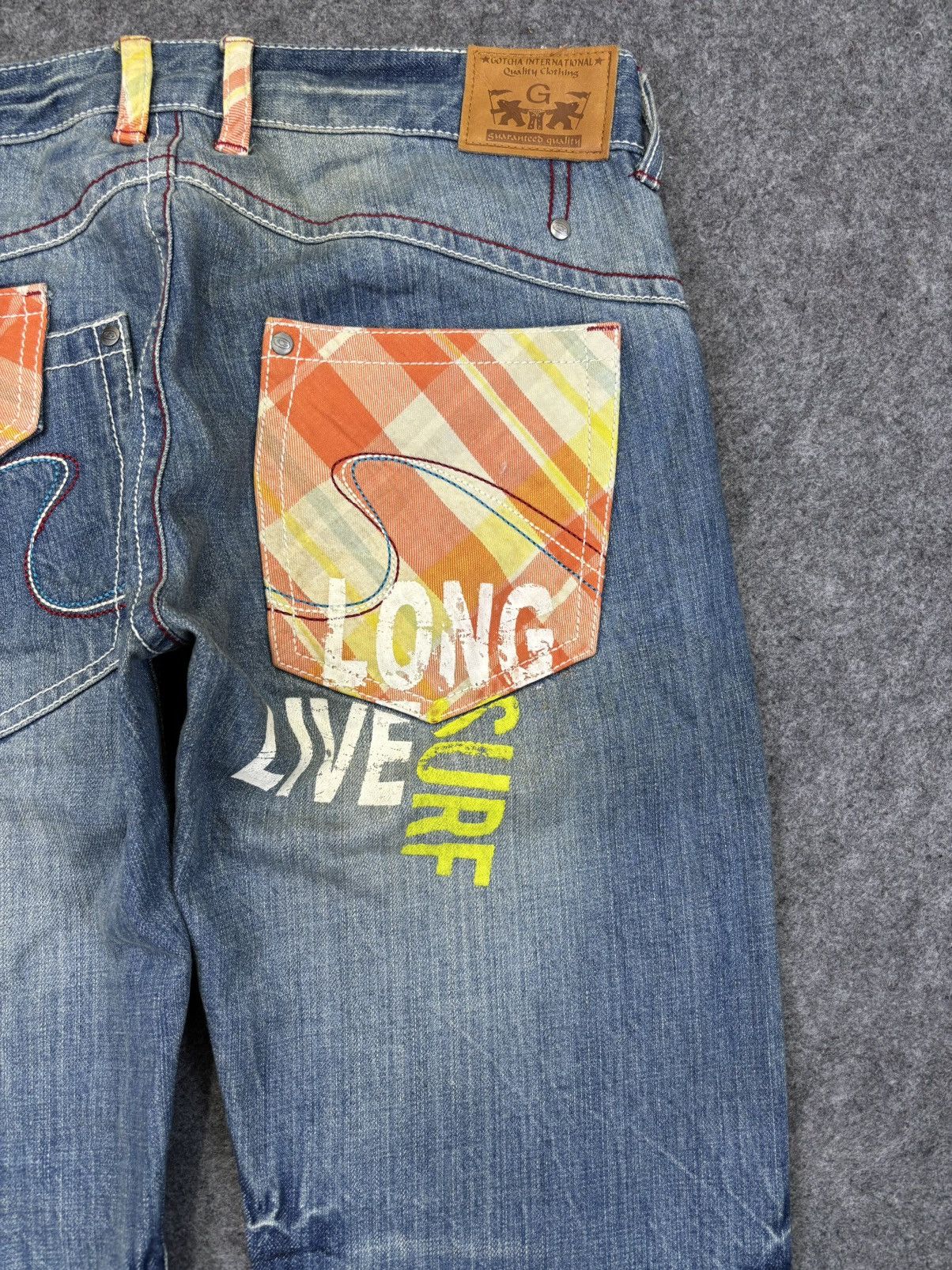 Gotcha 💥Surf Style💥Gotcha Surf Medium Wash Denim F950 Size US 33 - 9 Thumbnail