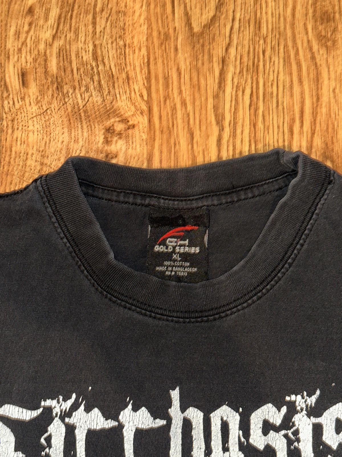 Band Tees × Vintage Vtg CIRRHOSIS Band Script & Skull Logo Tee XL Size US XL / EU 56 / 4 - 3 Thumbnail
