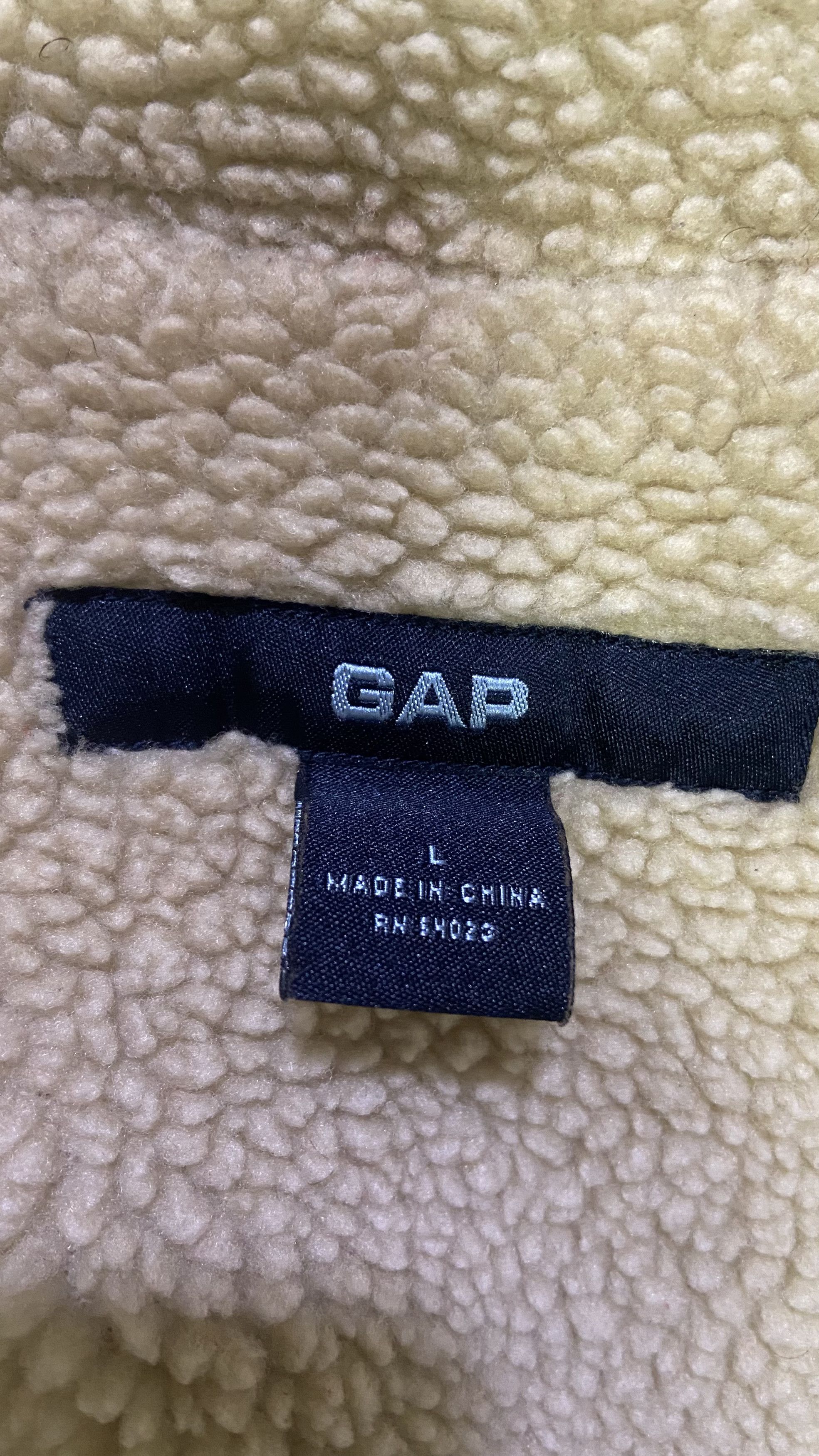 Gap 2002 Vintage Gap corduroy sherpa bomber work jacket Size US L / EU 52-54 / 3 - 2 Thumbnail