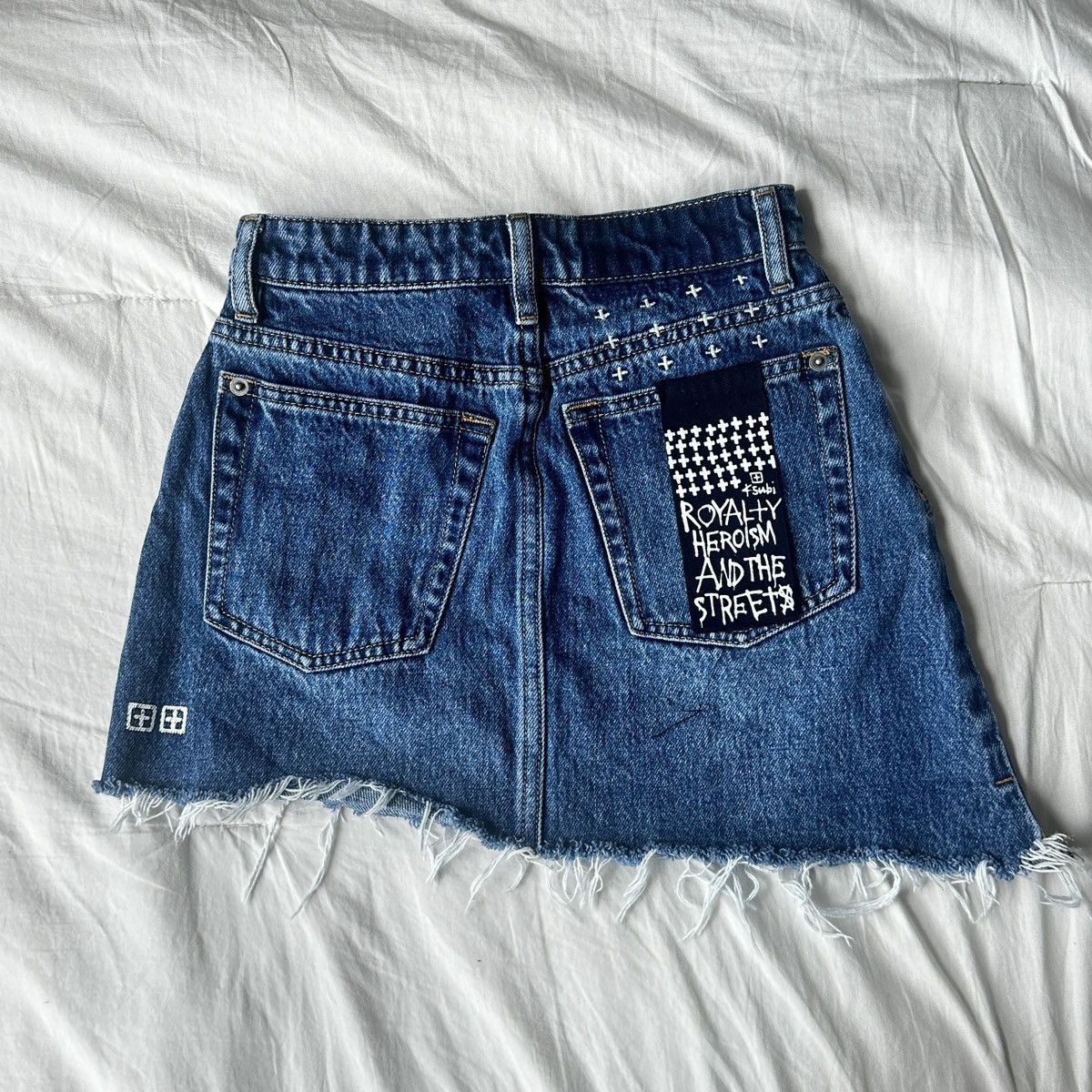 Ksubi Women’s Denim Short Mini Skirt Size 24" / US 00 / IT 34 - 3 Thumbnail