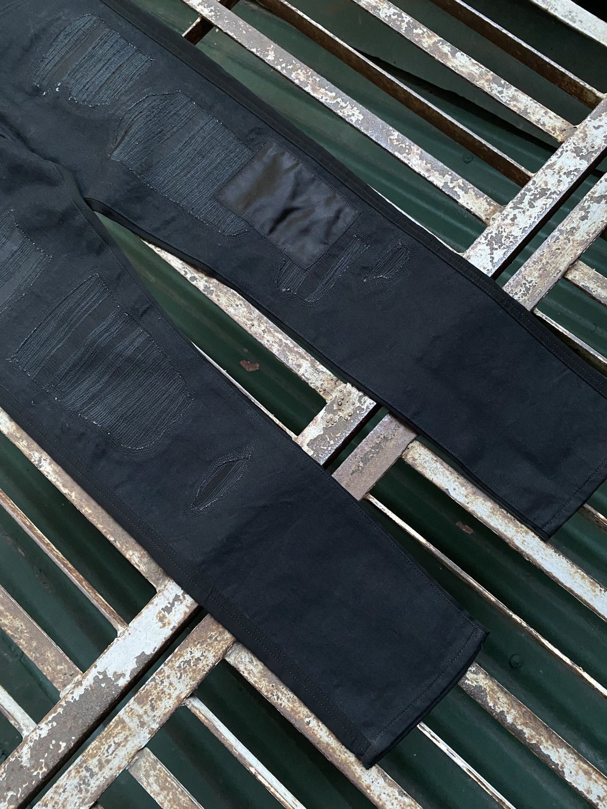 Junya Watanabe Crash Distressed Patchwork FW15 - CDG man Junya Watanabe Size US 33 - 3 Thumbnail