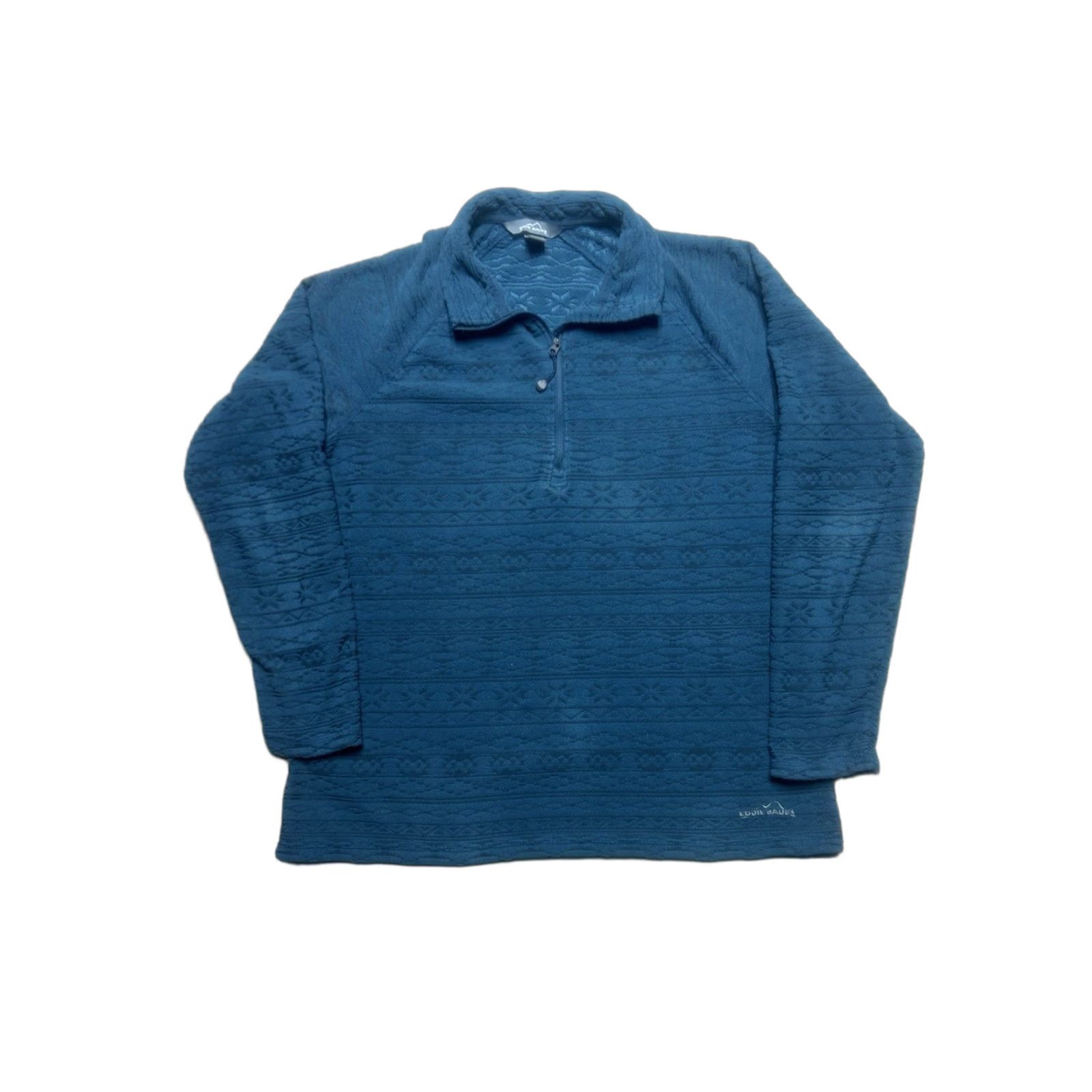 Eddie Bauer VINTAGE Eddie Bauer 1/4 Zip Sweater Long Sleeve Fleece Jacket Polyester Women's L Blue Pullover Womens Size M / US 6-8 / IT 42-44 - 1 Thumbnail