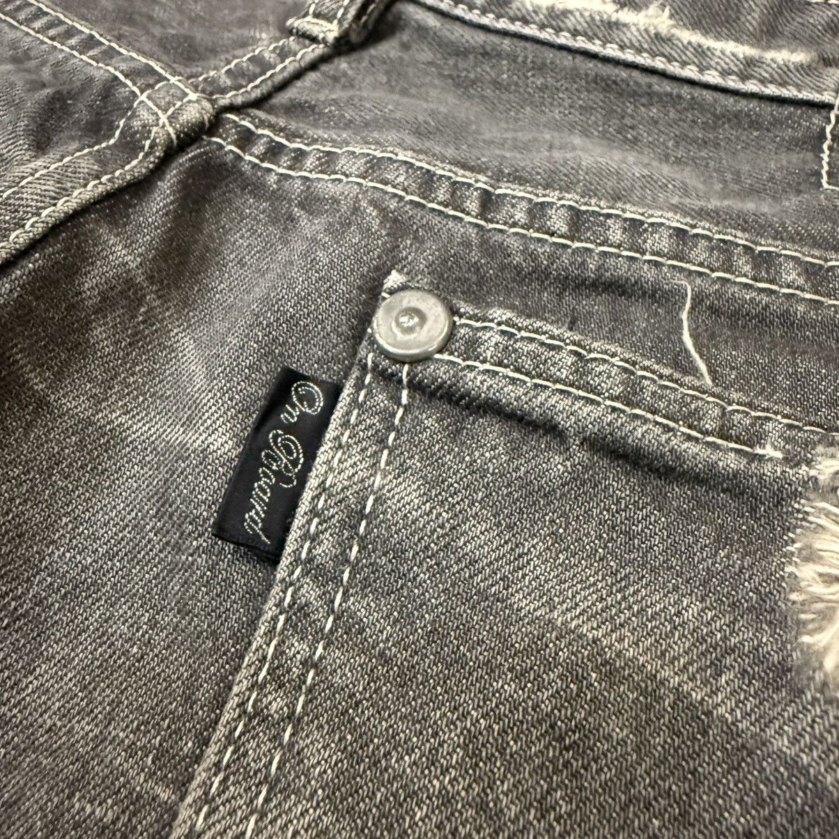 Tornado Mart 🔥🇯🇵 Japanese Vintage On Board Distressed Denim Size US 33 - 8 Thumbnail