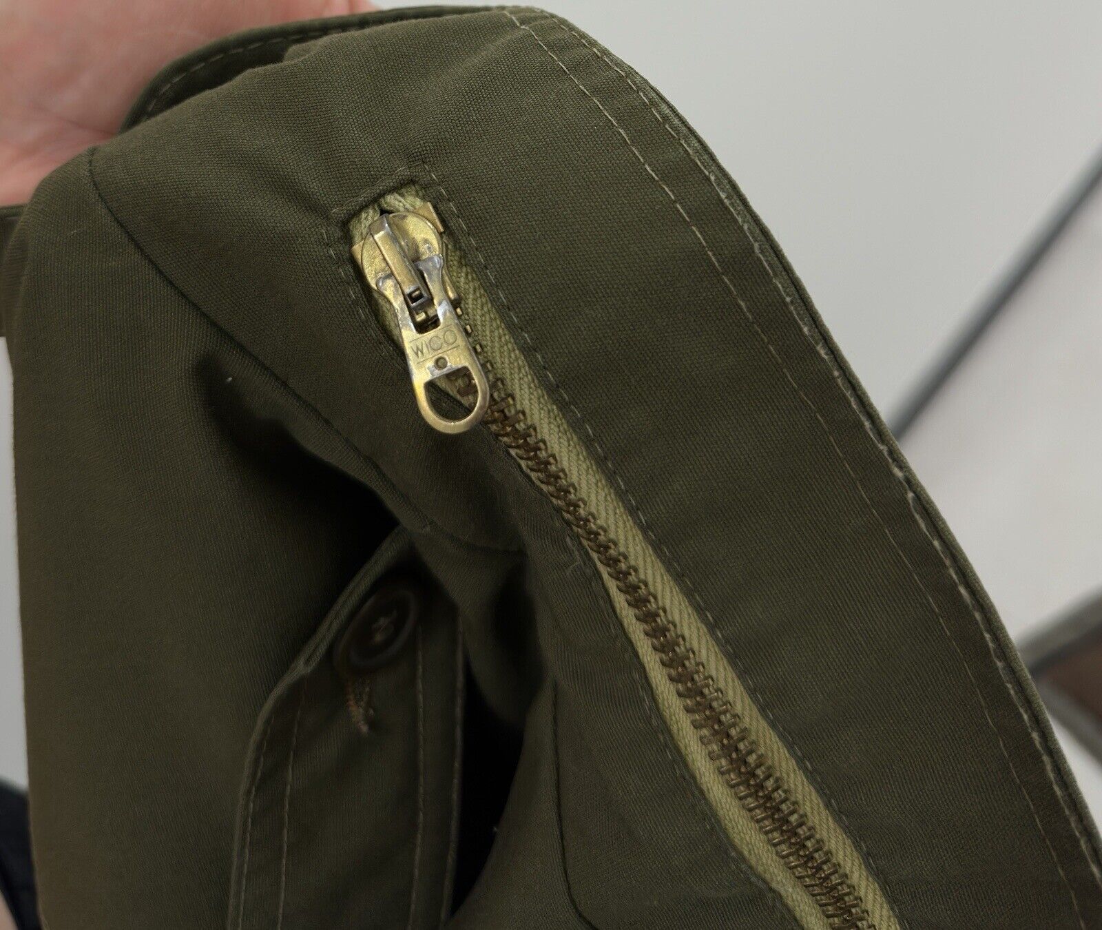 Vintage Vintage WW2 Rare Otavan Trebon Czech Republic Army Jacket Size US L / EU 52-54 / 3 - 4 Thumbnail