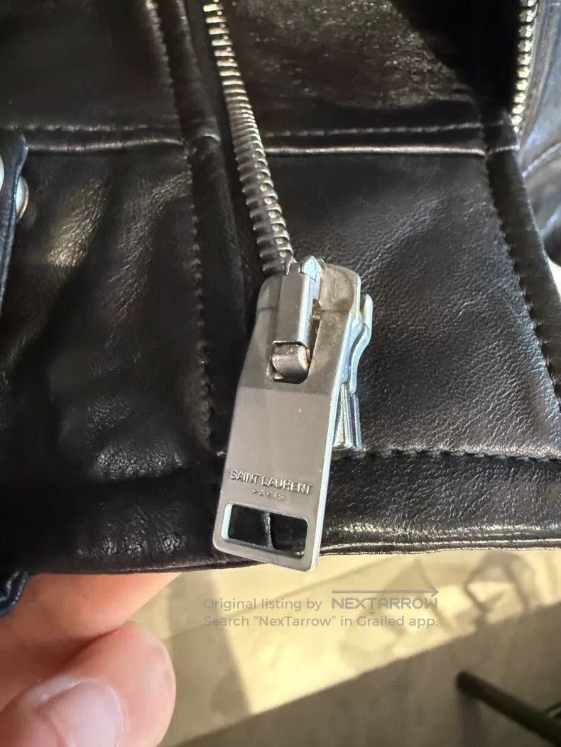 Saint Laurent Paris Saint Laurent Paris Motorcycle leather jacket Size US M / EU 48-50 / 2 - 5 Thumbnail