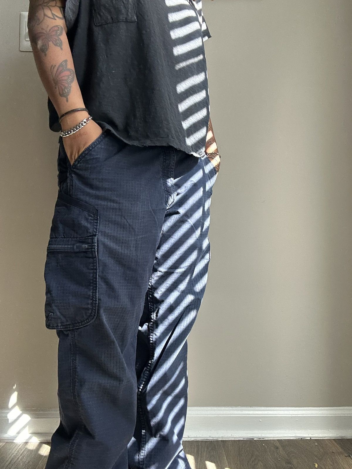 Carhartt Navy Blue Carhartt Pants Size US 34 / EU 50 - 8 Thumbnail