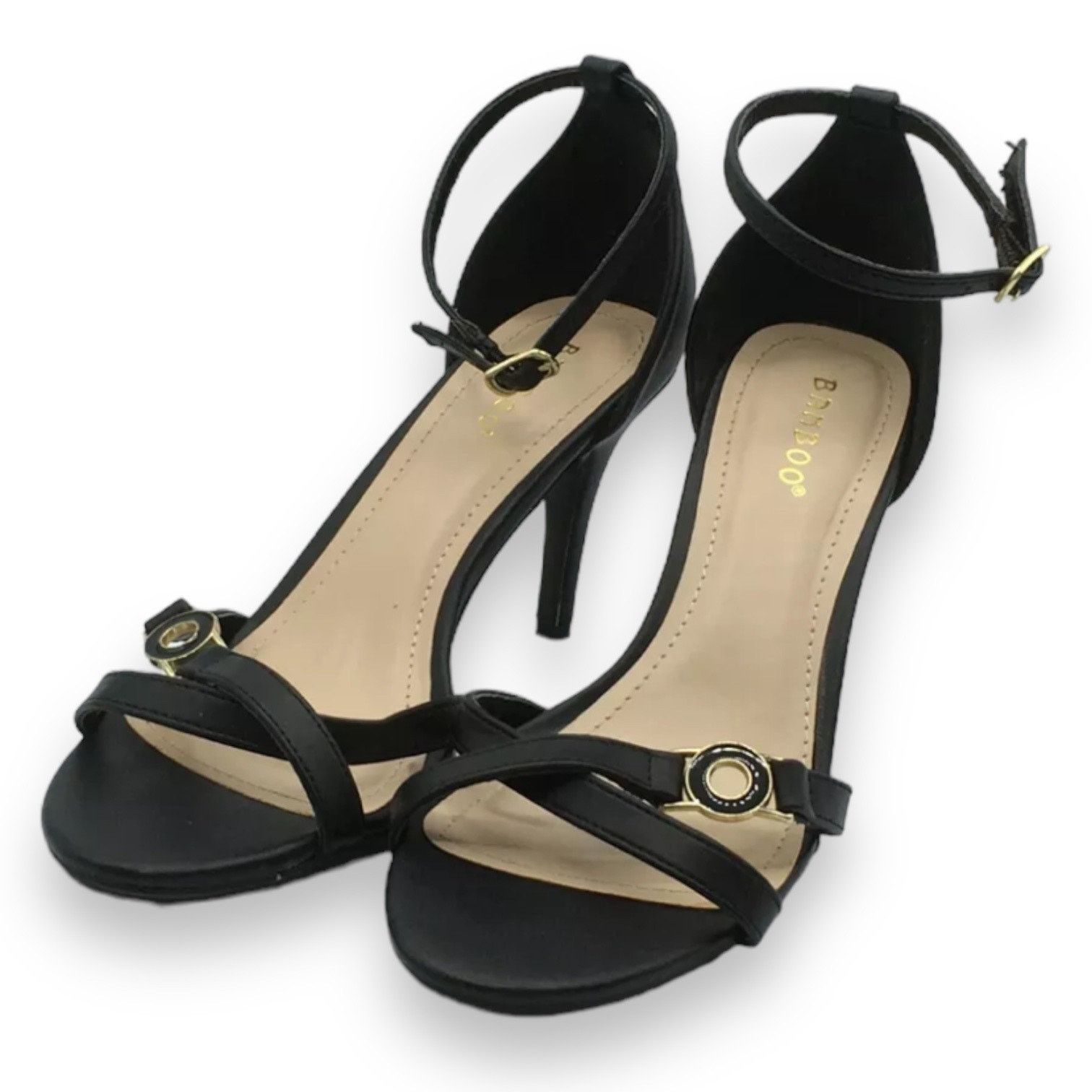 Other Bamboo Tully ankle strap sandal heels NEW women's 9 Size US 9 / IT 39 - 2 Thumbnail