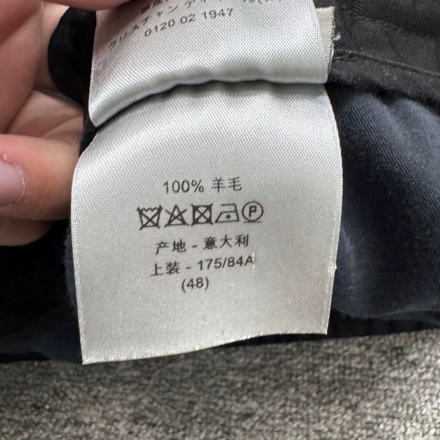 Dior Dior Logo Print Wool Chino Pants 48 Size US 32 / EU 48 - 4 Thumbnail