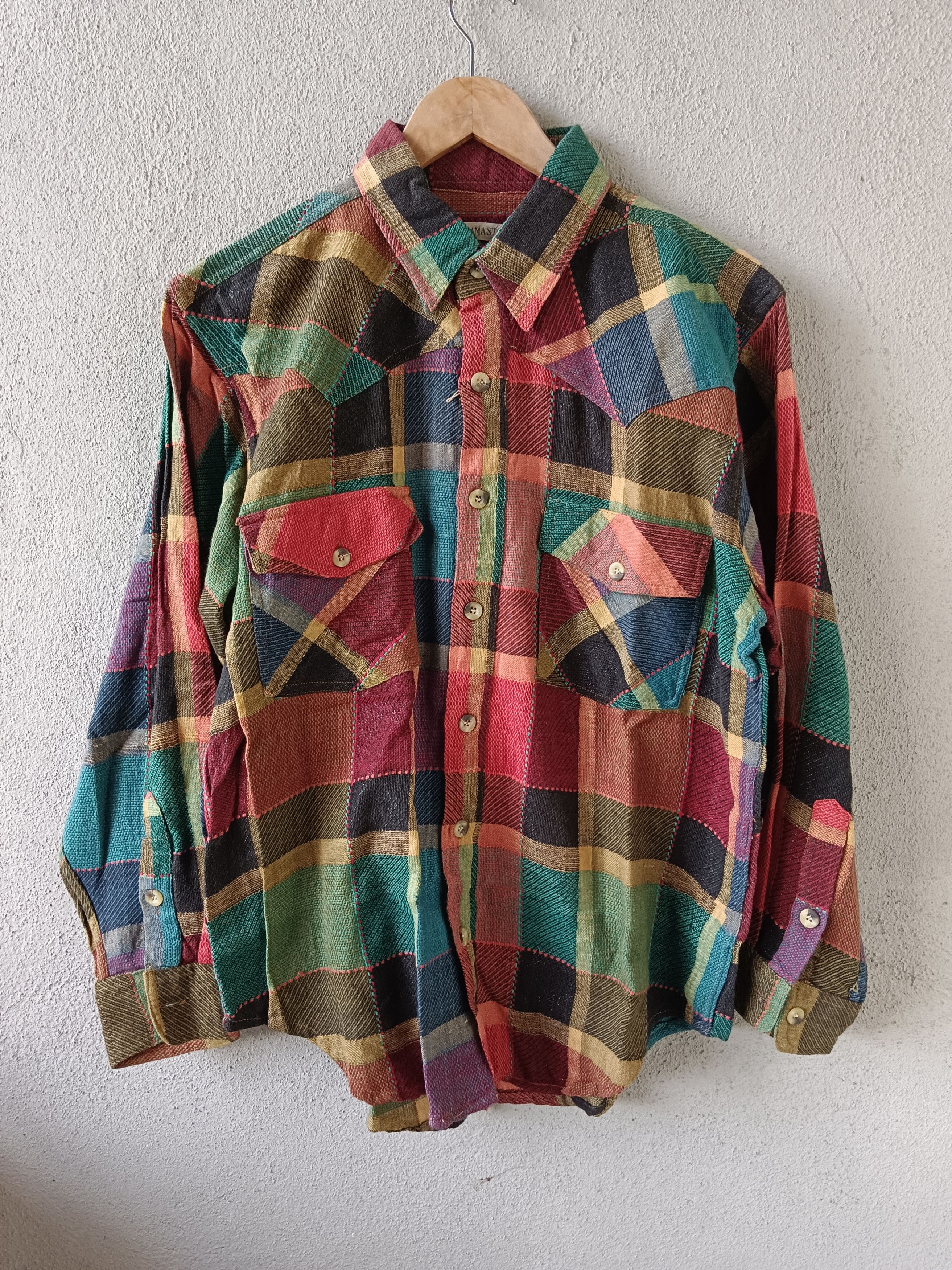Japanese Brand Yokohama Staff Western Shirt Long sleeve Size US M / EU 48-50 / 2 - 1 Thumbnail