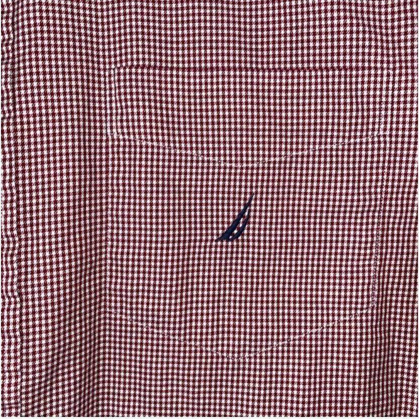 Nautica Nautica men XL 100% 80’s 2 ply cotton red & white checkered Size US XL / EU 56 / 4 - 4 Thumbnail