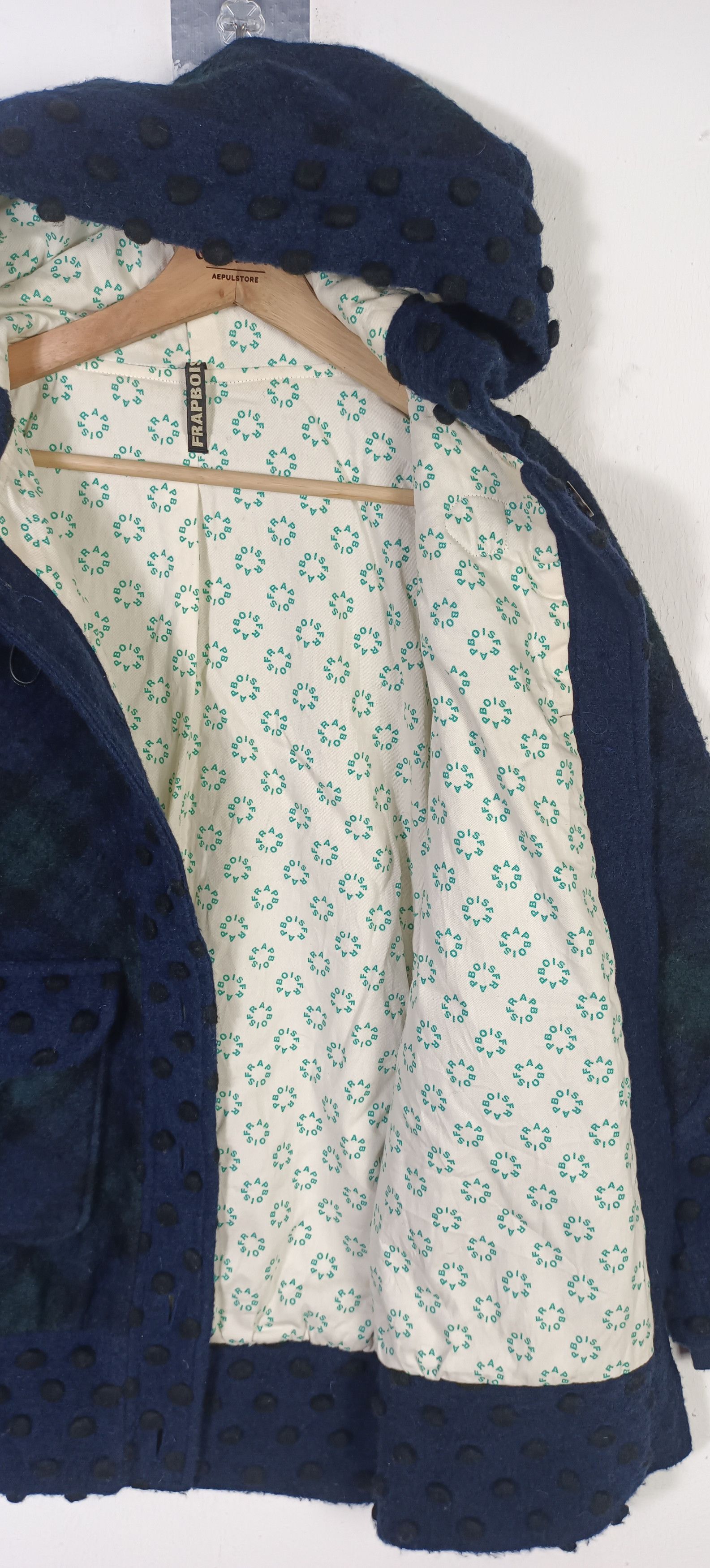 Ne-Net Frapbois Issey Miyake Hoodie Polka Dot Button Jacket Size US M / EU 48-50 / 2 - 6 Thumbnail